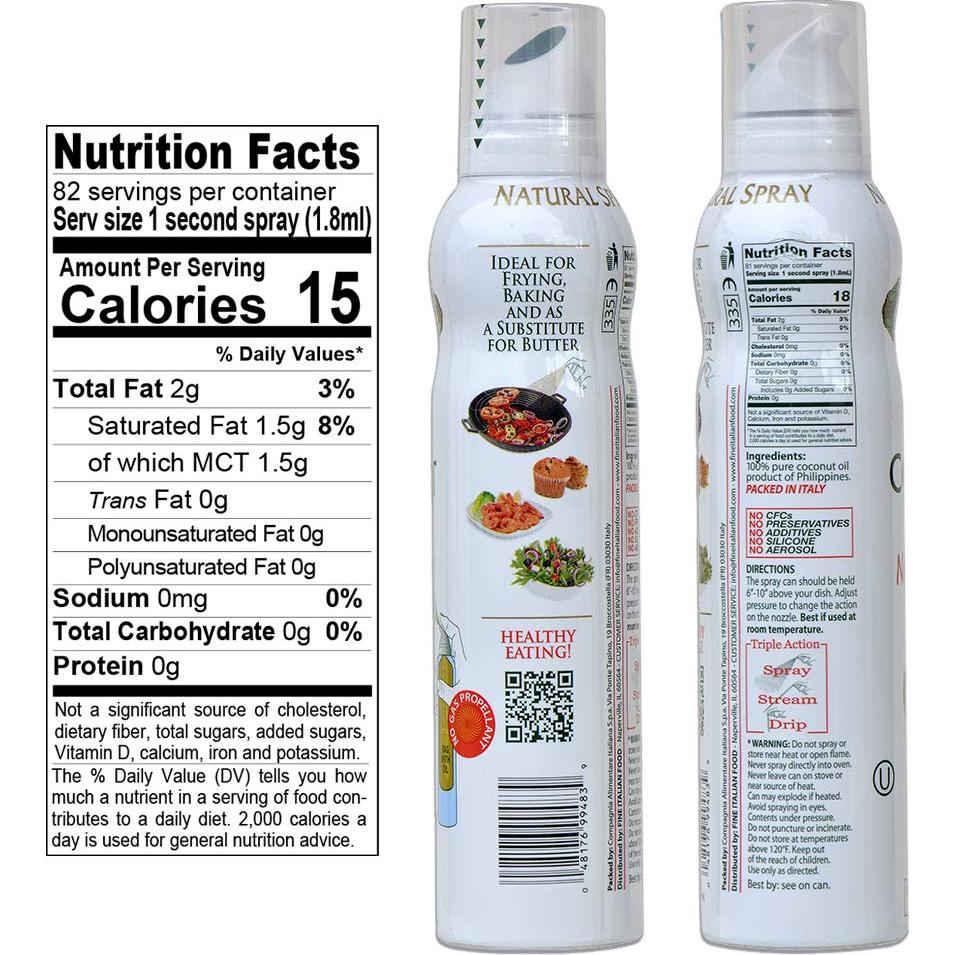 Spray de Aceite de Coco Mantova 100% Puro 150 ml