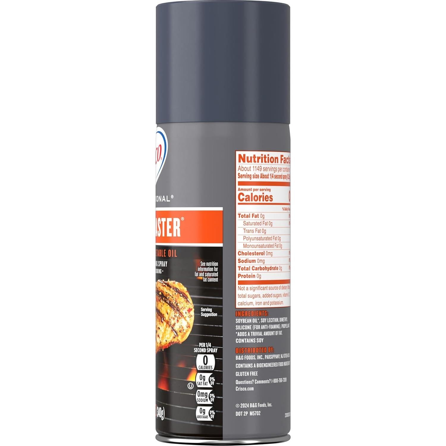 Spray Antiadherente Crisco Professional 340g - Cocina y Parrilla