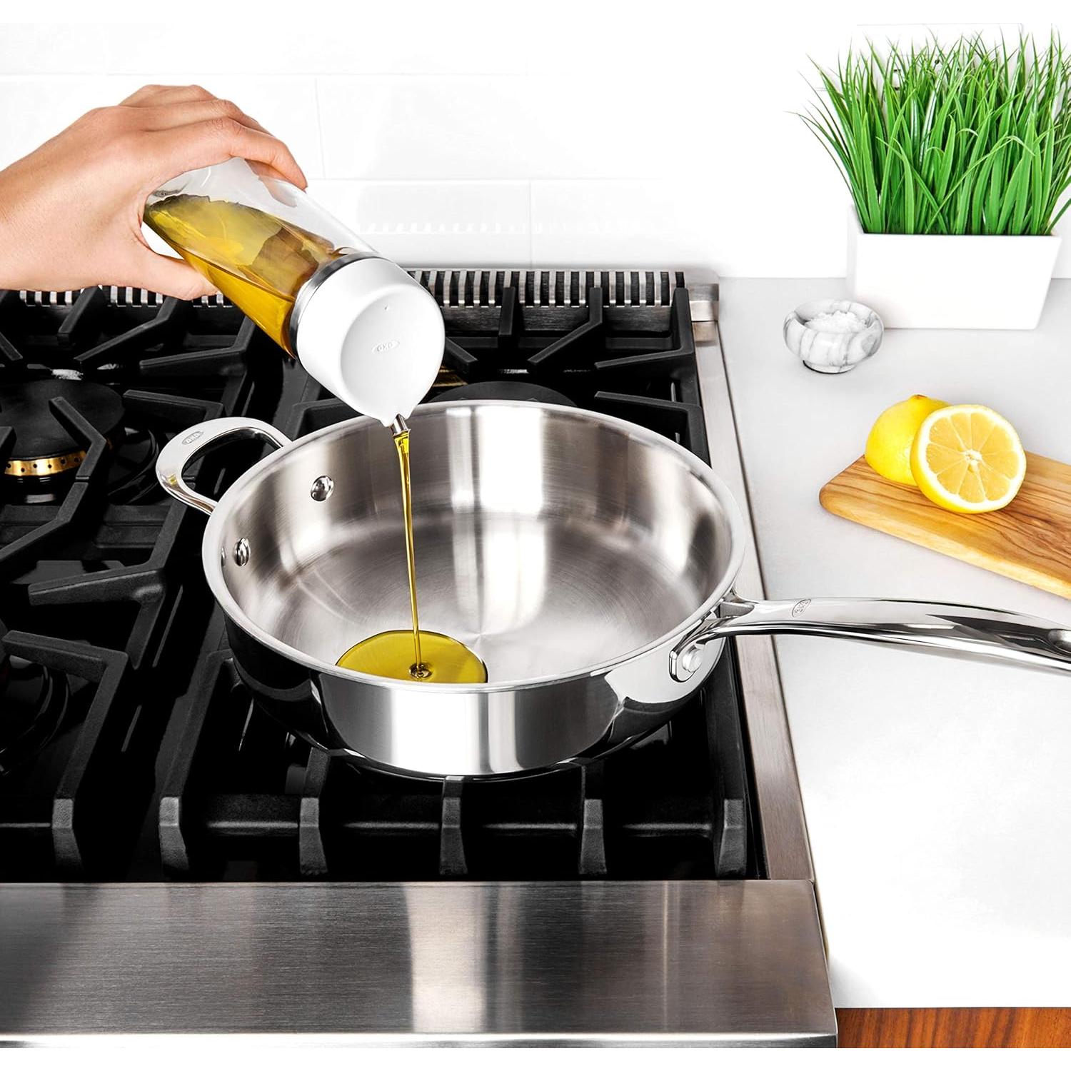 Conjunto dispensadores vidrio OXO Good Grips 2 piezas 355 mL