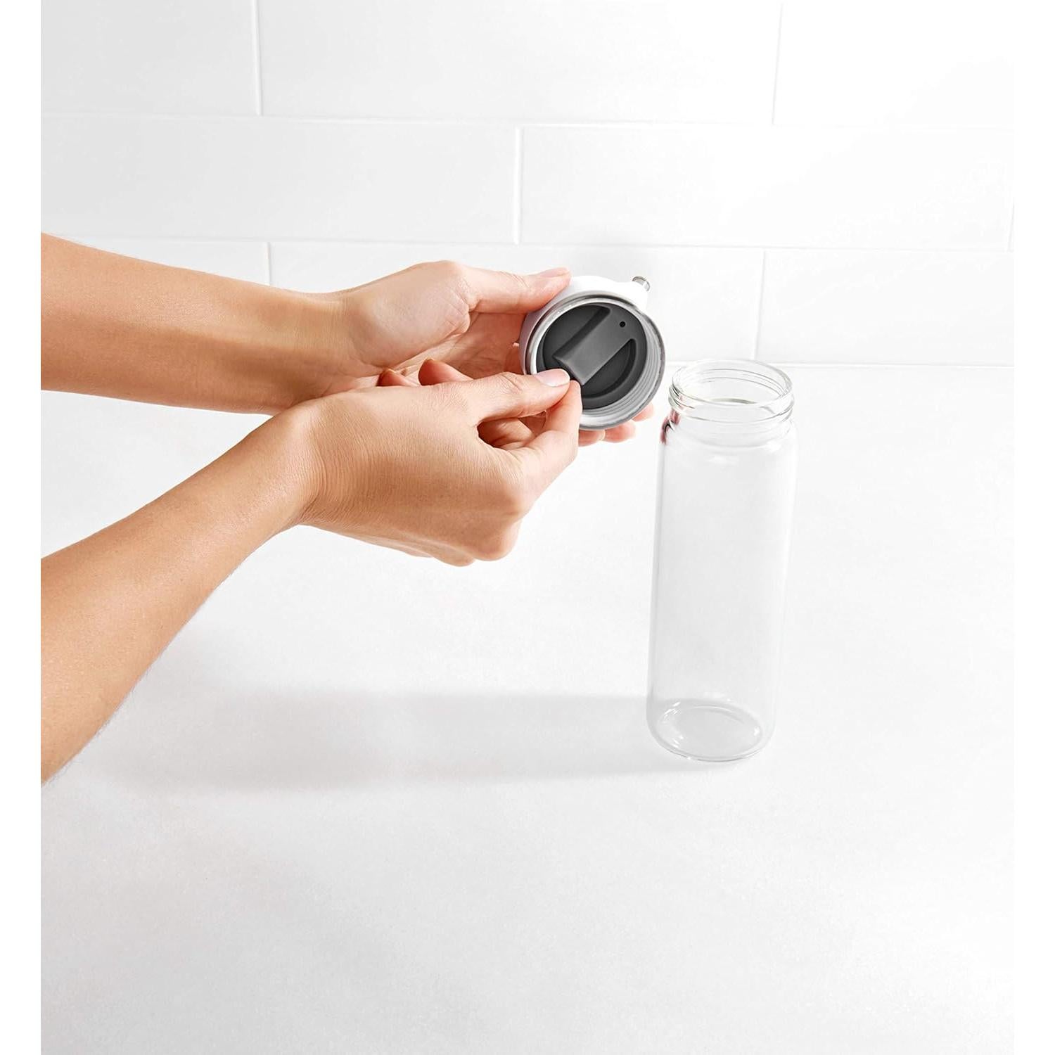 Conjunto dispensadores vidrio OXO Good Grips 2 piezas 355 mL