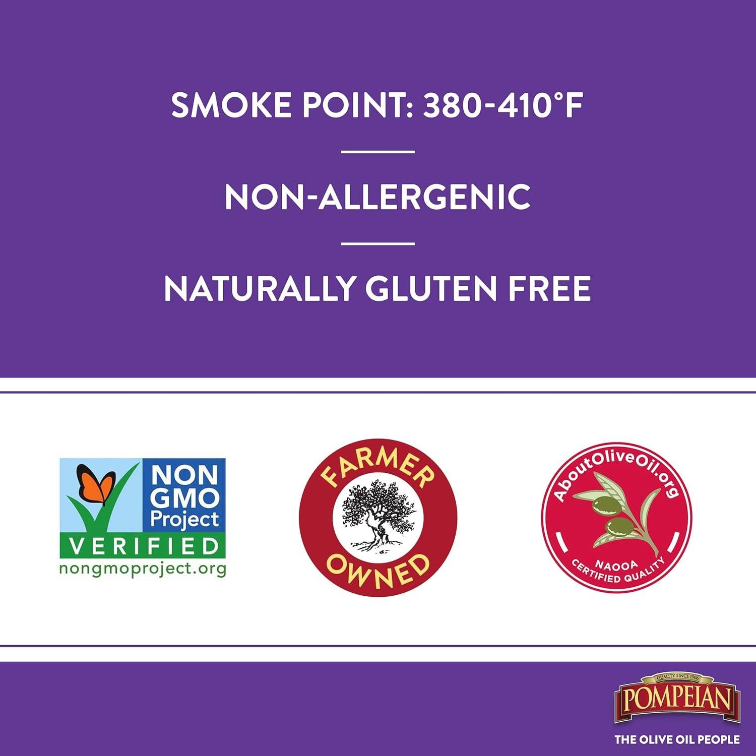 Spray de Cocina Aceite de Oliva Extra Virgen y Aguacate Pompeian 177 ml