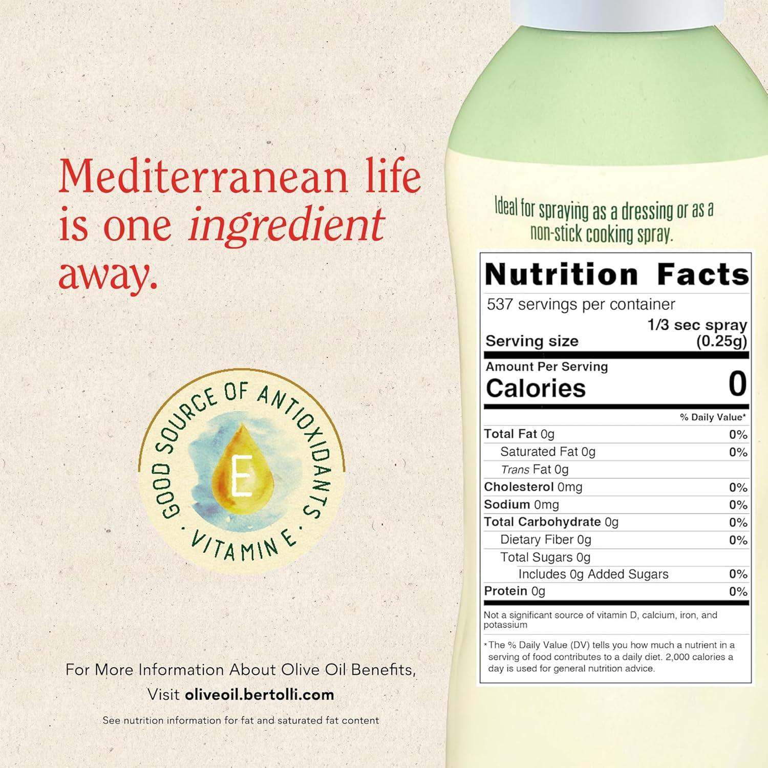 Bertolli Aceite de Oliva Extra Virgen Spray 6x138.9ml