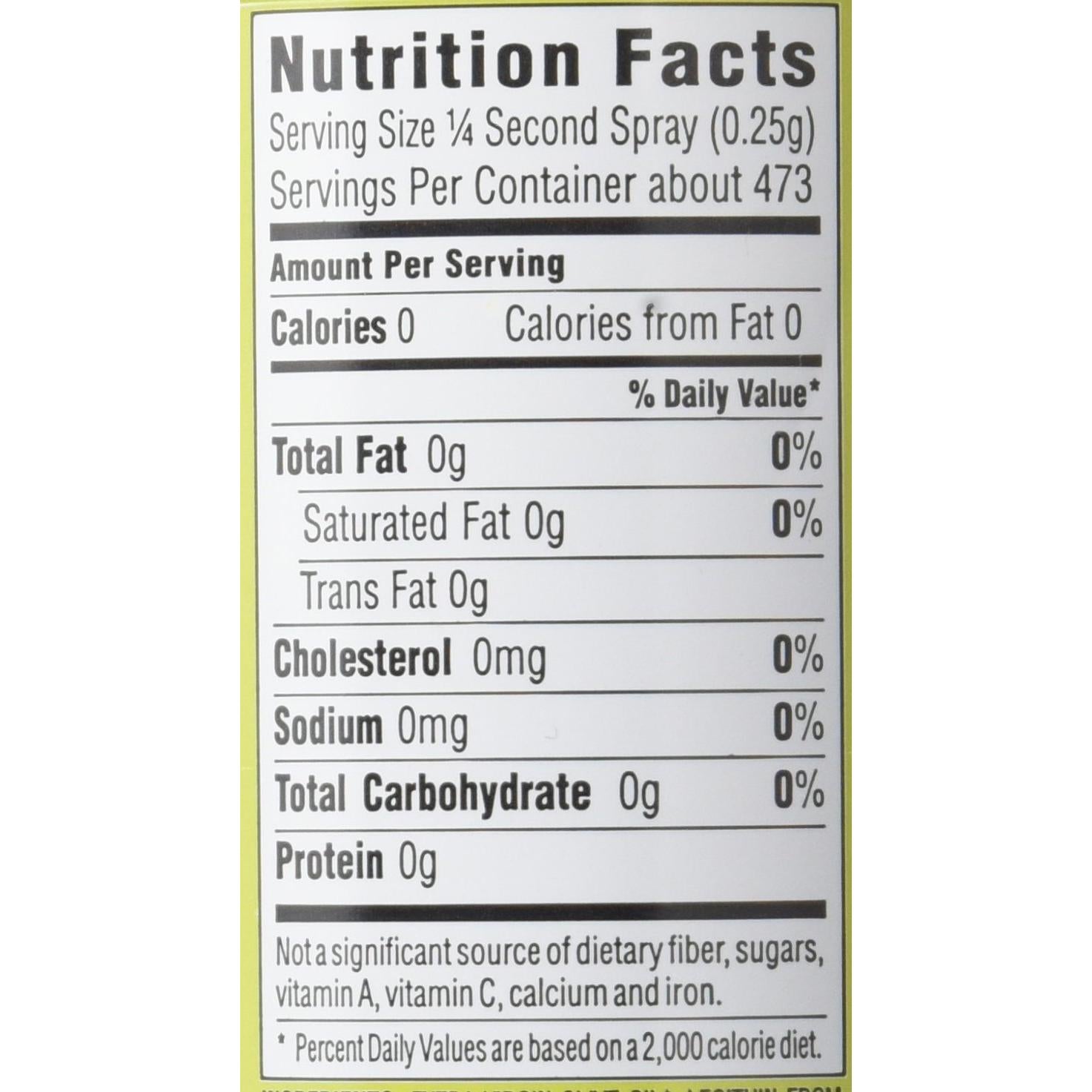 Spray de Cocina Pam Aceite de Oliva 5oz Paquete de 2