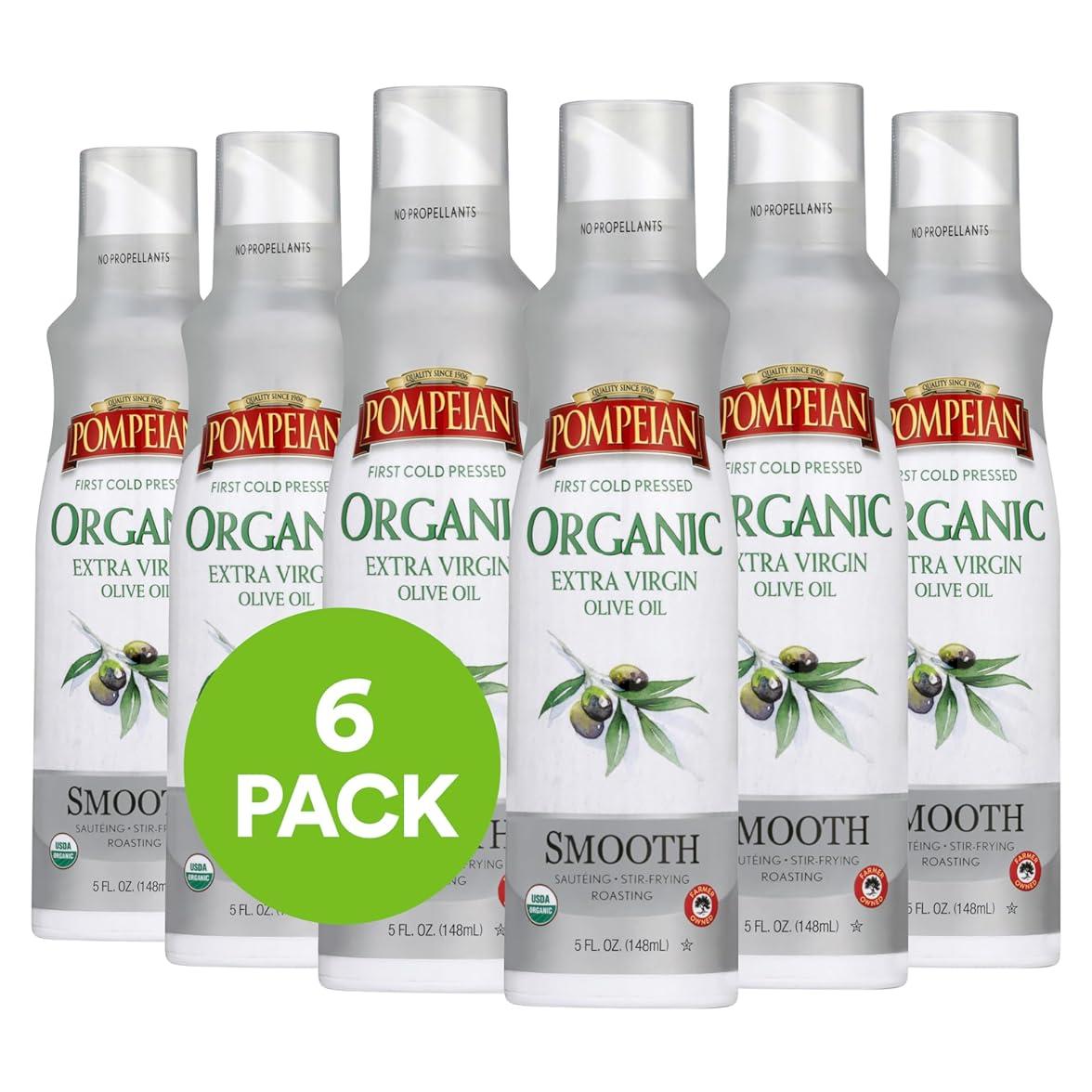 Aceite de Oliva Virgen Extra Suave Pompeian 177 ml Orgánico