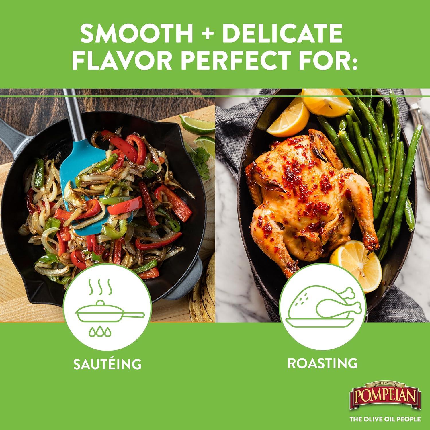 Aceite de Oliva Virgen Extra Suave Pompeian 177 ml Orgánico