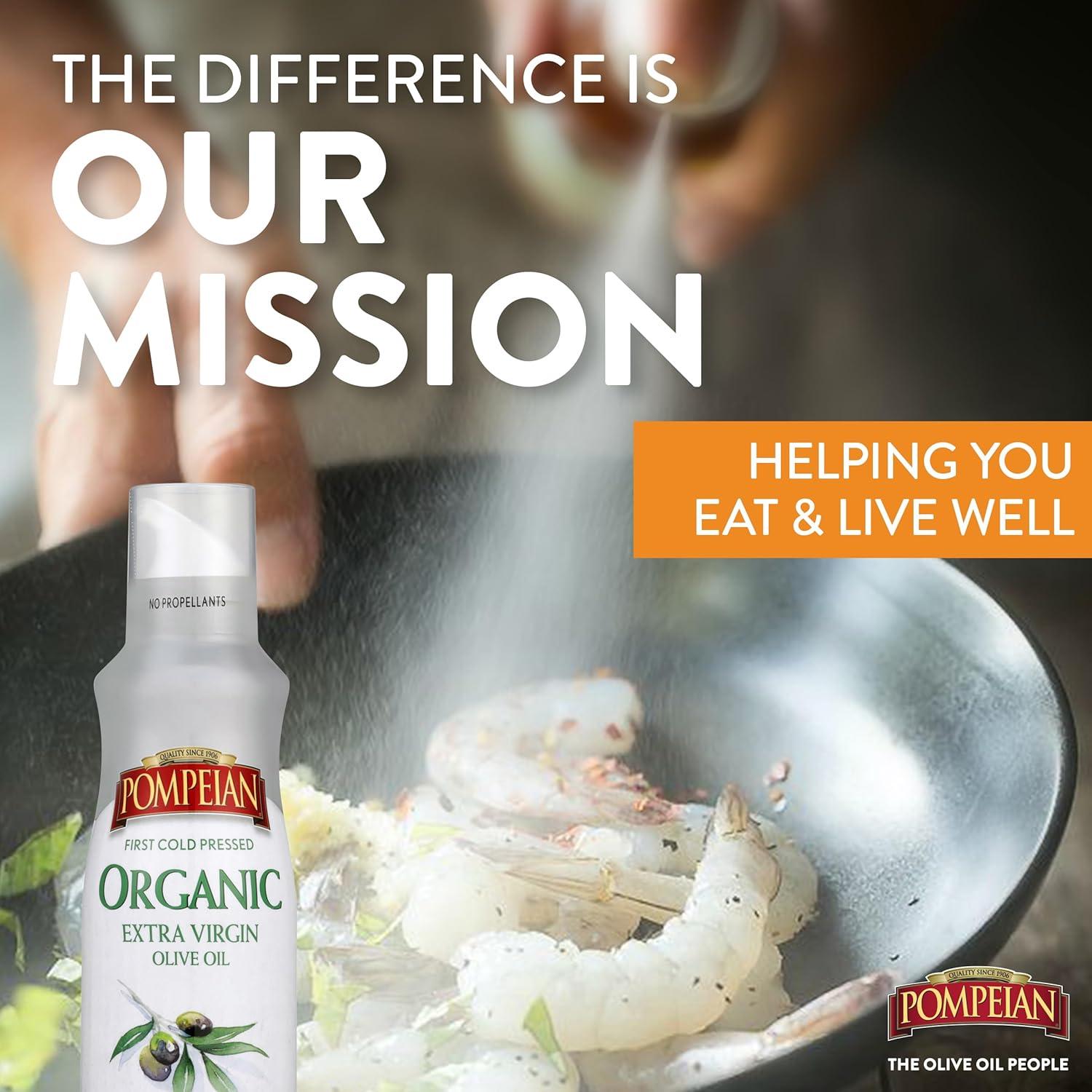 Aceite de Oliva Virgen Extra Suave Pompeian 177 ml Orgánico