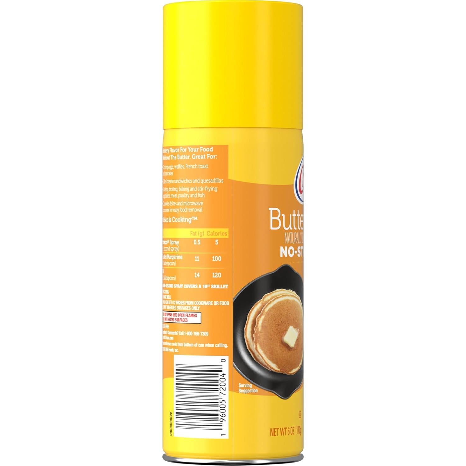 Spray de Cocina Antiadherente Crisco Mantequilla 170g