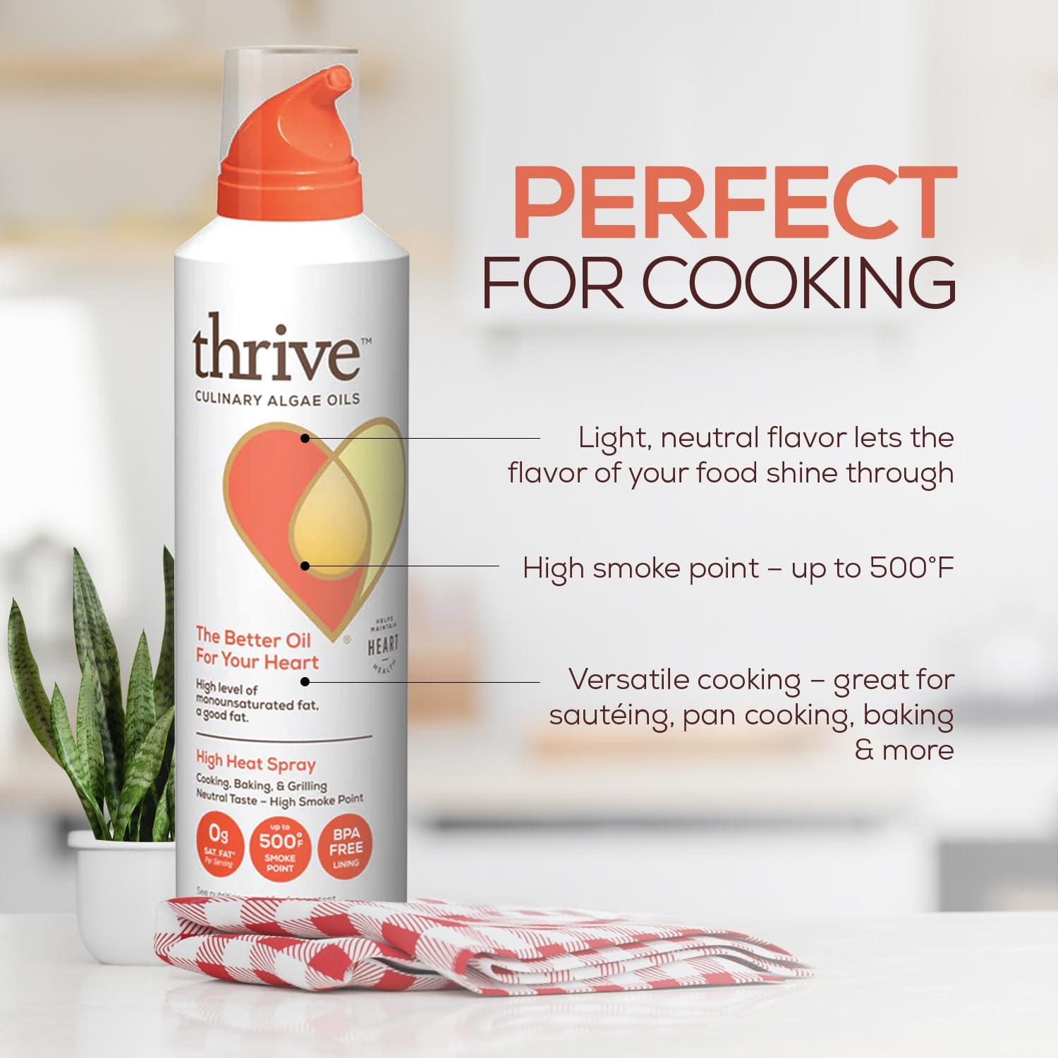 Spray de Cocina Thrive 148ml Aceite de Algas Saludable