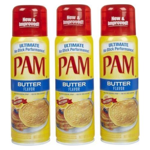 Spray de Cocina Sabor Mantequilla PAM 425g 3 Pack