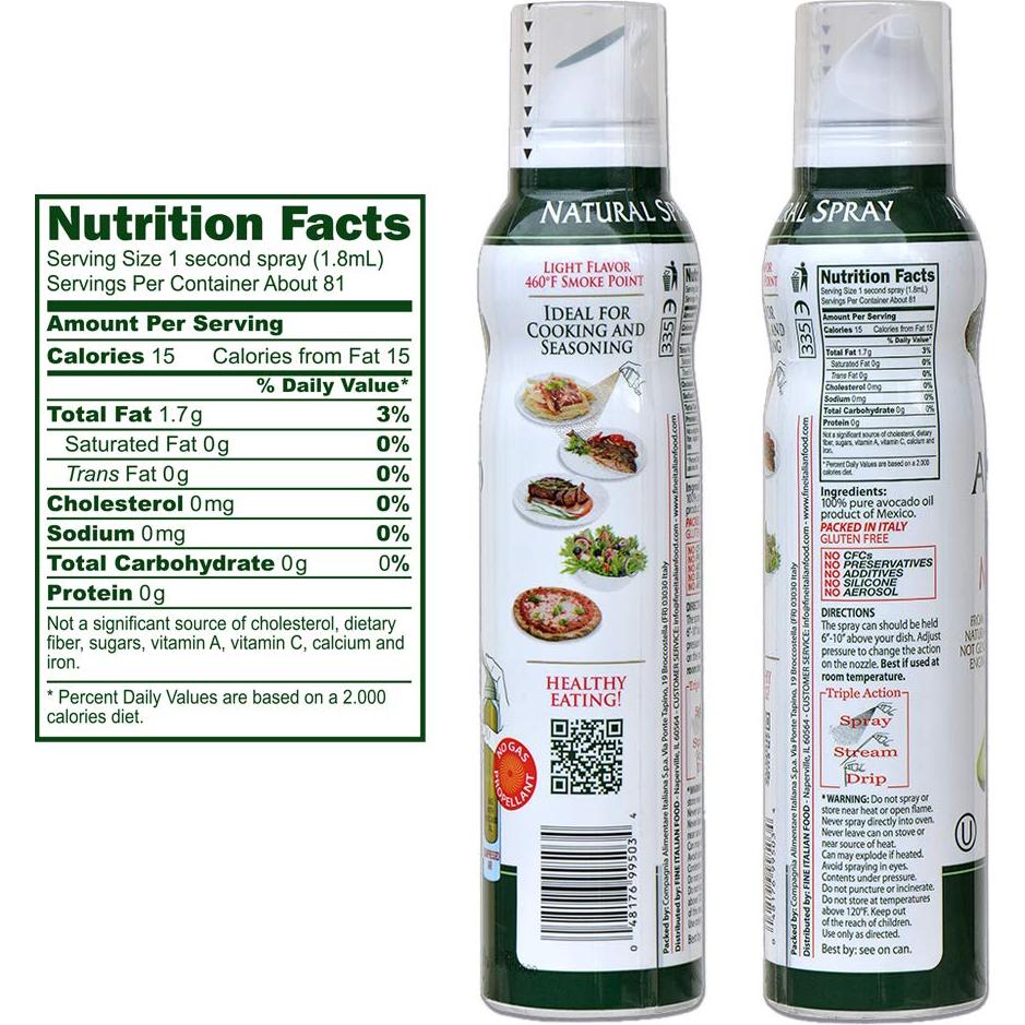 Aceite de Aguacate Mantova Spray 100% Puro 148ml