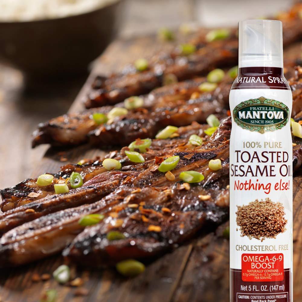 Spray de Aceite de Sésamo Tostado Mantova 150 ml 100% Natural