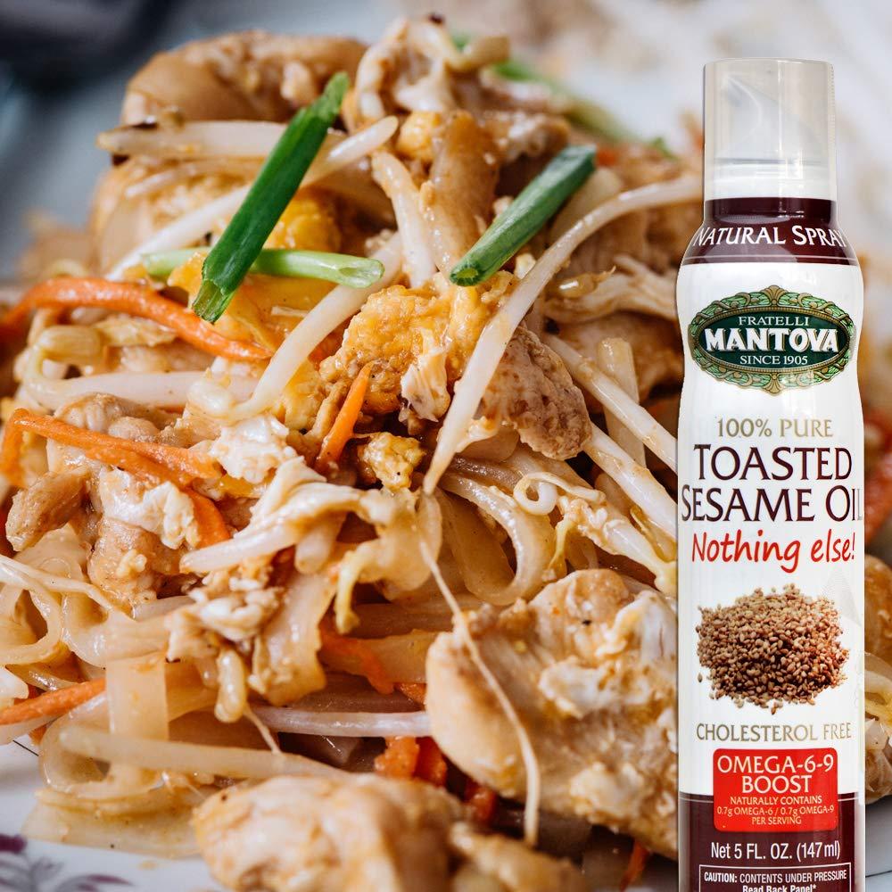 Spray de Aceite de Sésamo Tostado Mantova 150 ml 100% Natural