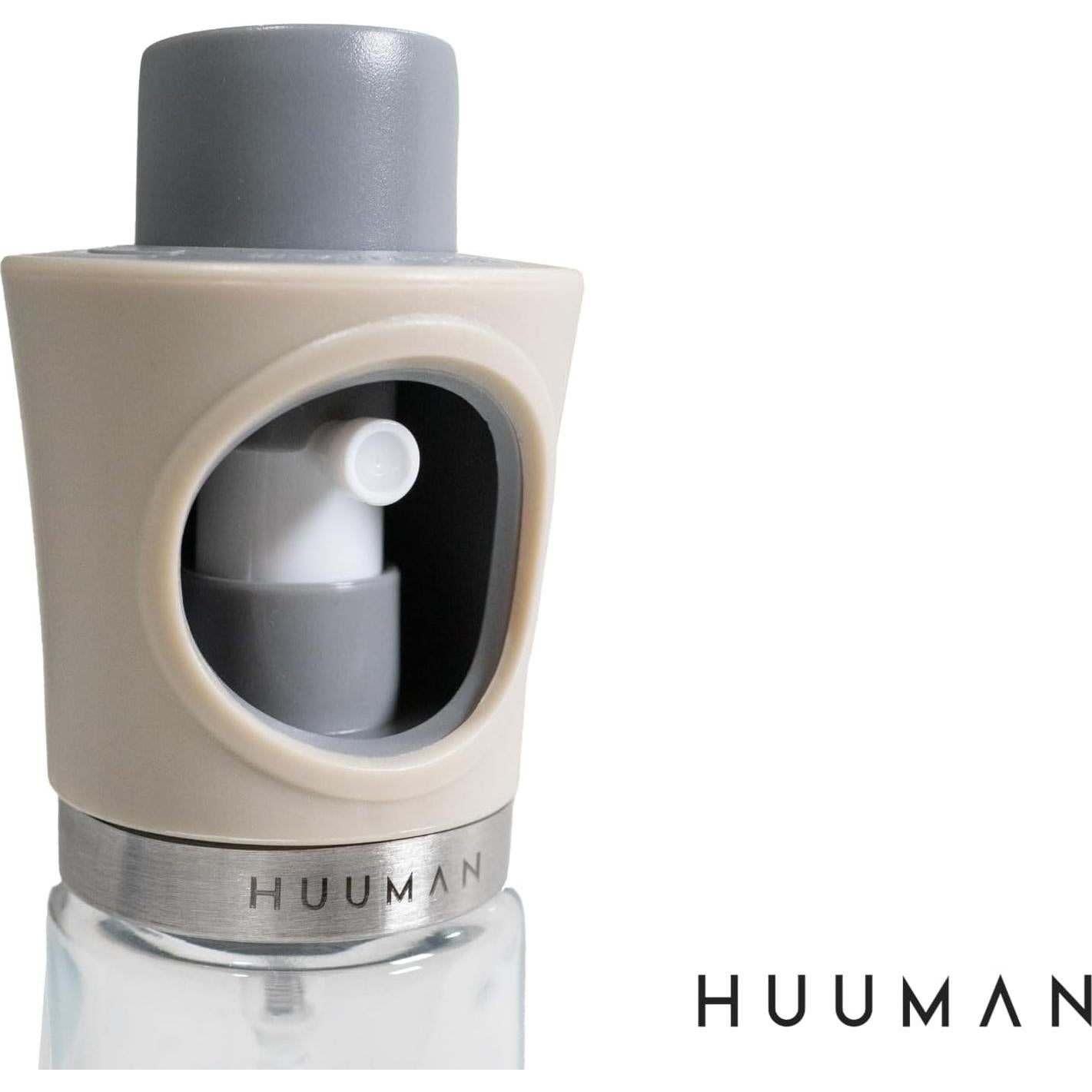 Botella Spray de Aceite HUUMAN 230 ml Vidrio Reutilizable