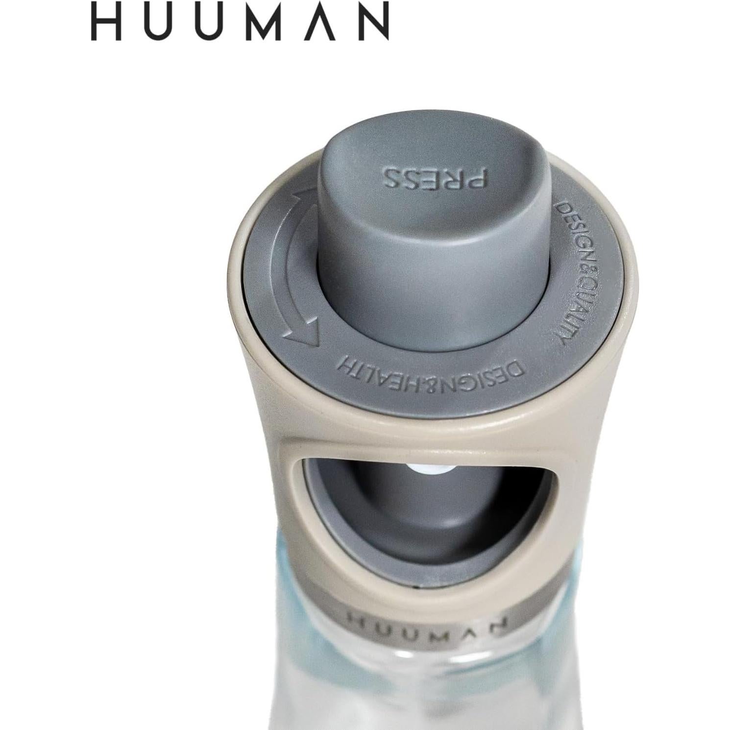 Botella Spray de Aceite HUUMAN 230 ml Vidrio Reutilizable