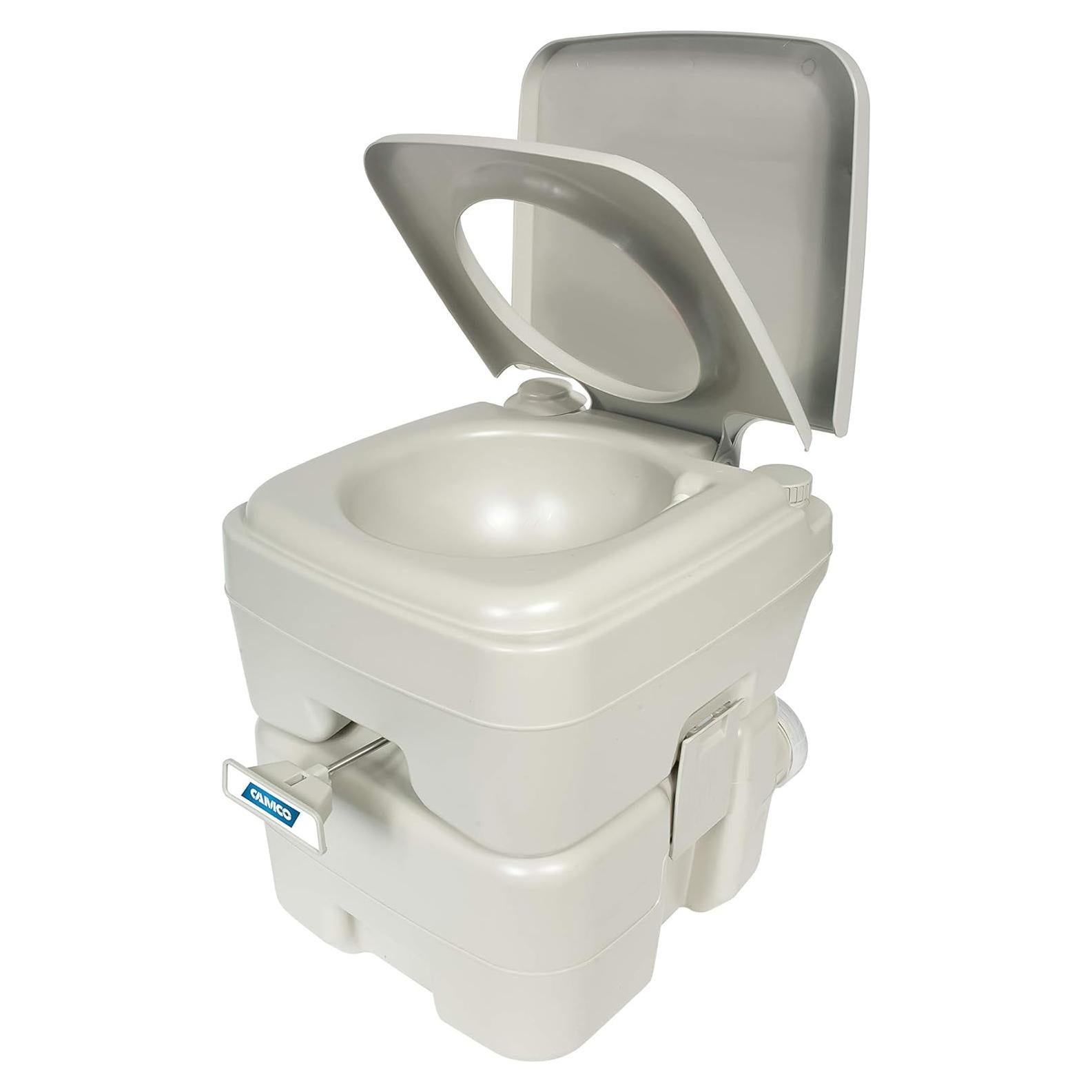 Inodoro portátil Camco 5.3 galones con tanque desmontable