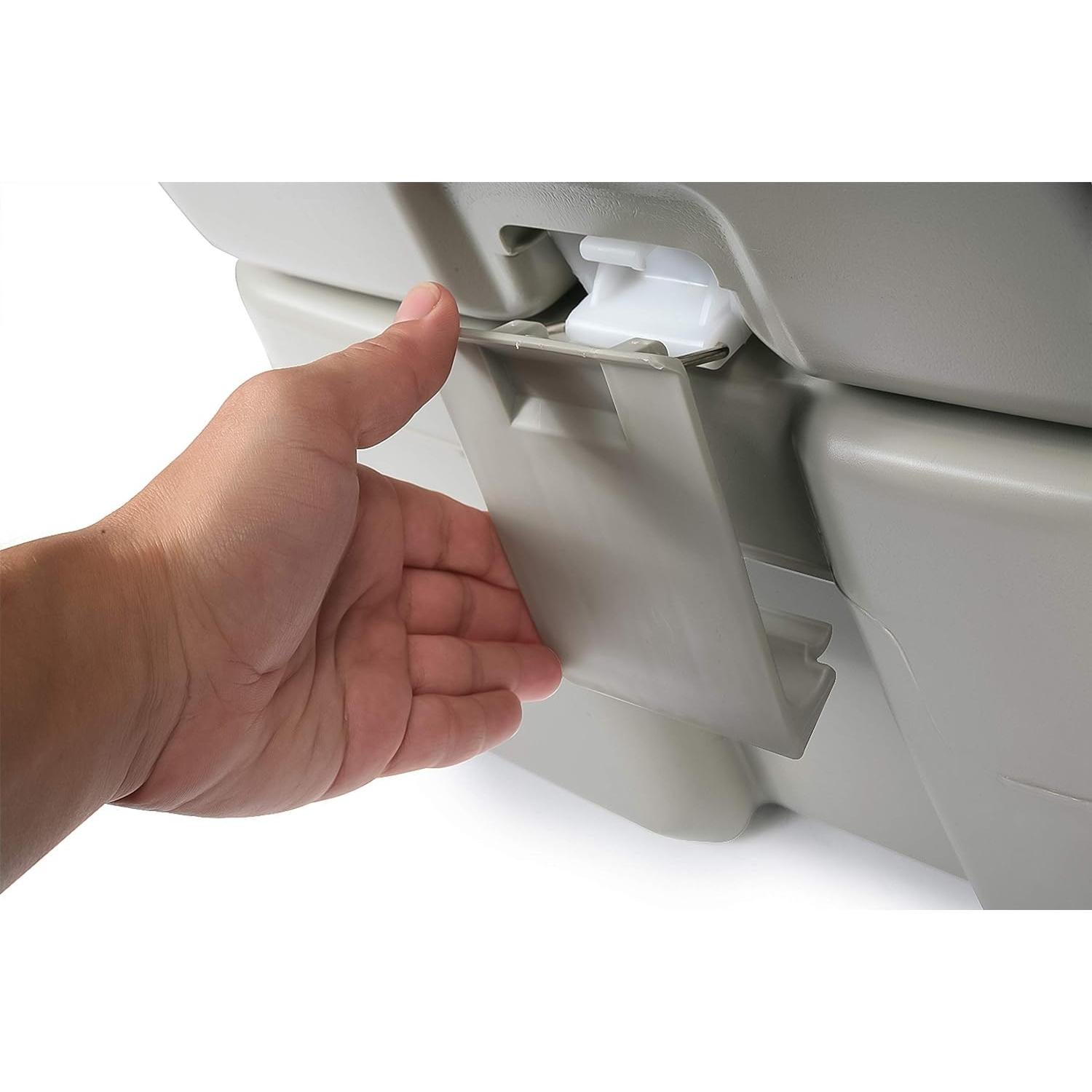 Inodoro portátil Camco 5.3 galones con tanque desmontable