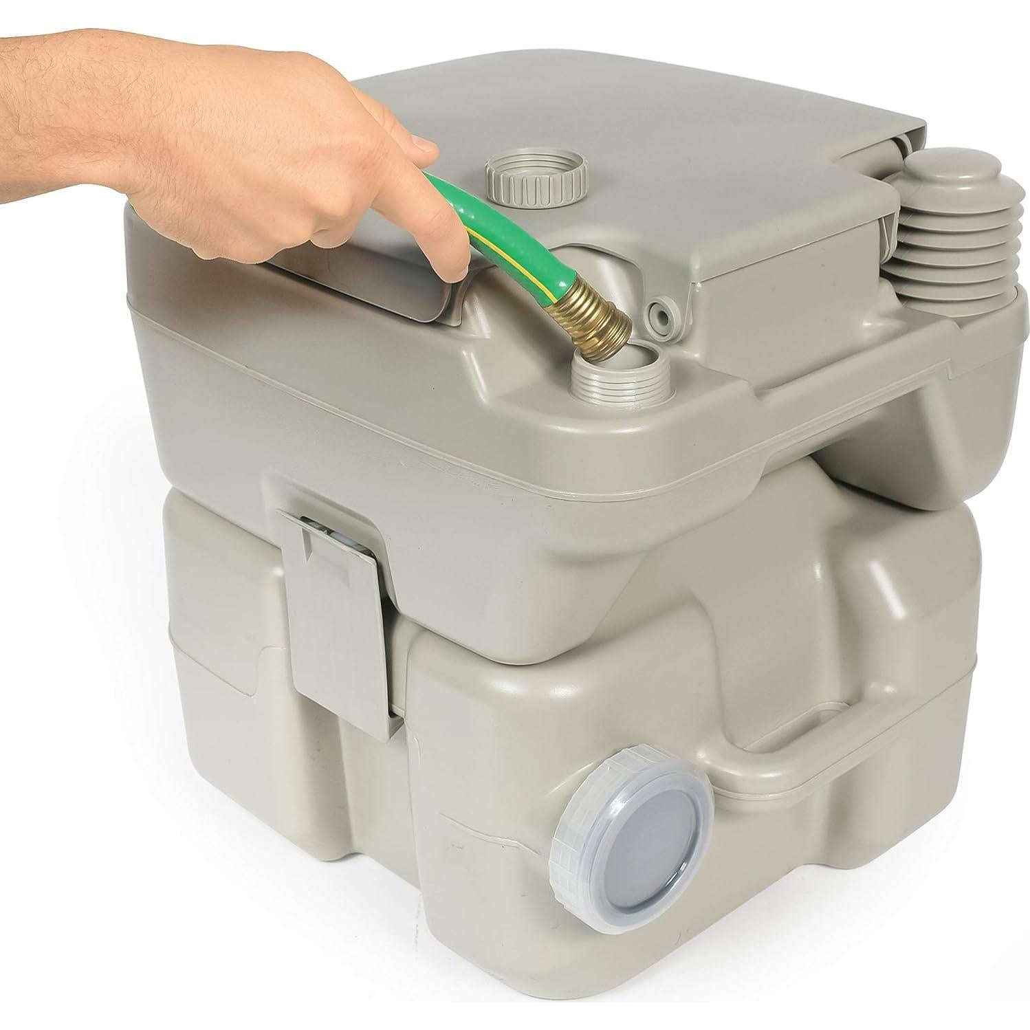 Inodoro portátil Camco 5.3 galones con tanque desmontable