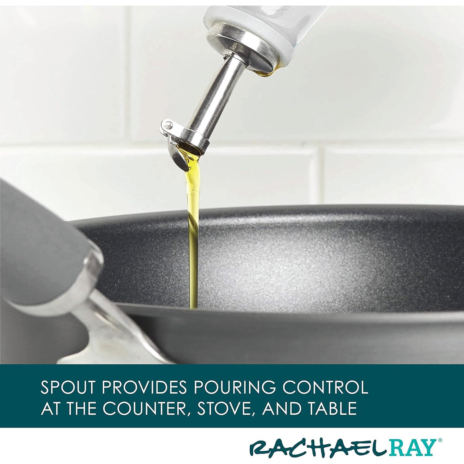 Botella Cerámica Rachael Ray 680ml para Aceite y Vinagre