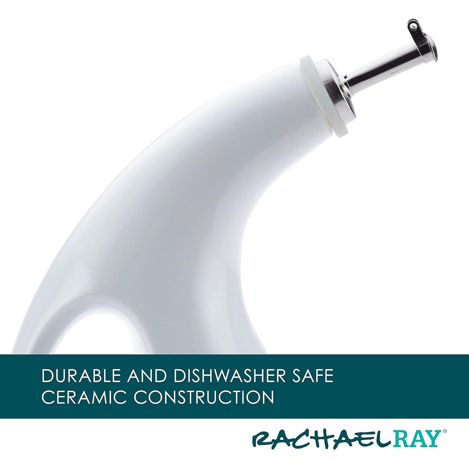 Botella Cerámica Rachael Ray 680ml para Aceite y Vinagre