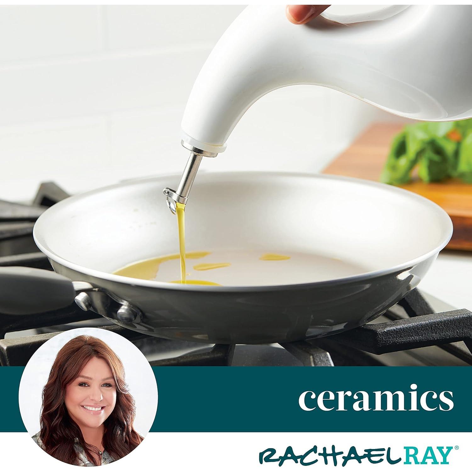 Botella Cerámica Rachael Ray 680ml para Aceite y Vinagre