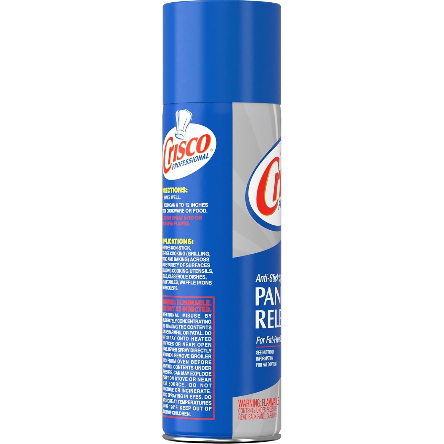 Spray Antiadherente Crisco Professional 482g - Cocina Sin Grasa