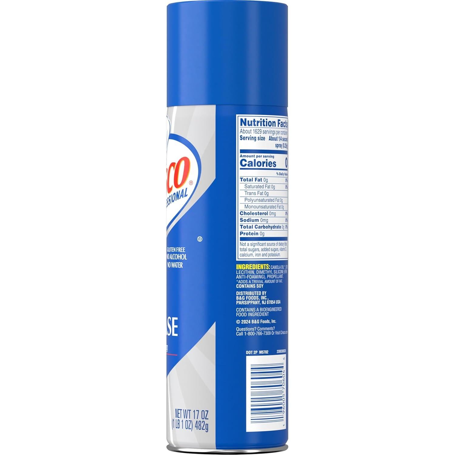 Spray Antiadherente Crisco Professional 482g - Cocina Sin Grasa