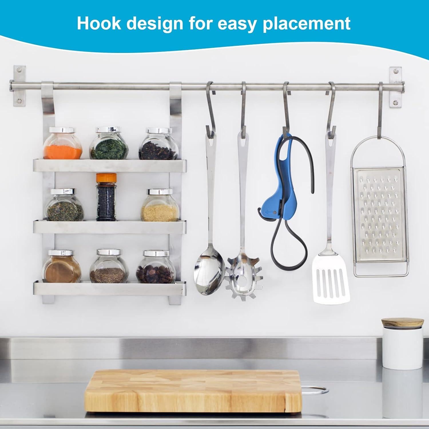 Abre frascos manual mseona para manos débiles 15,24 cm