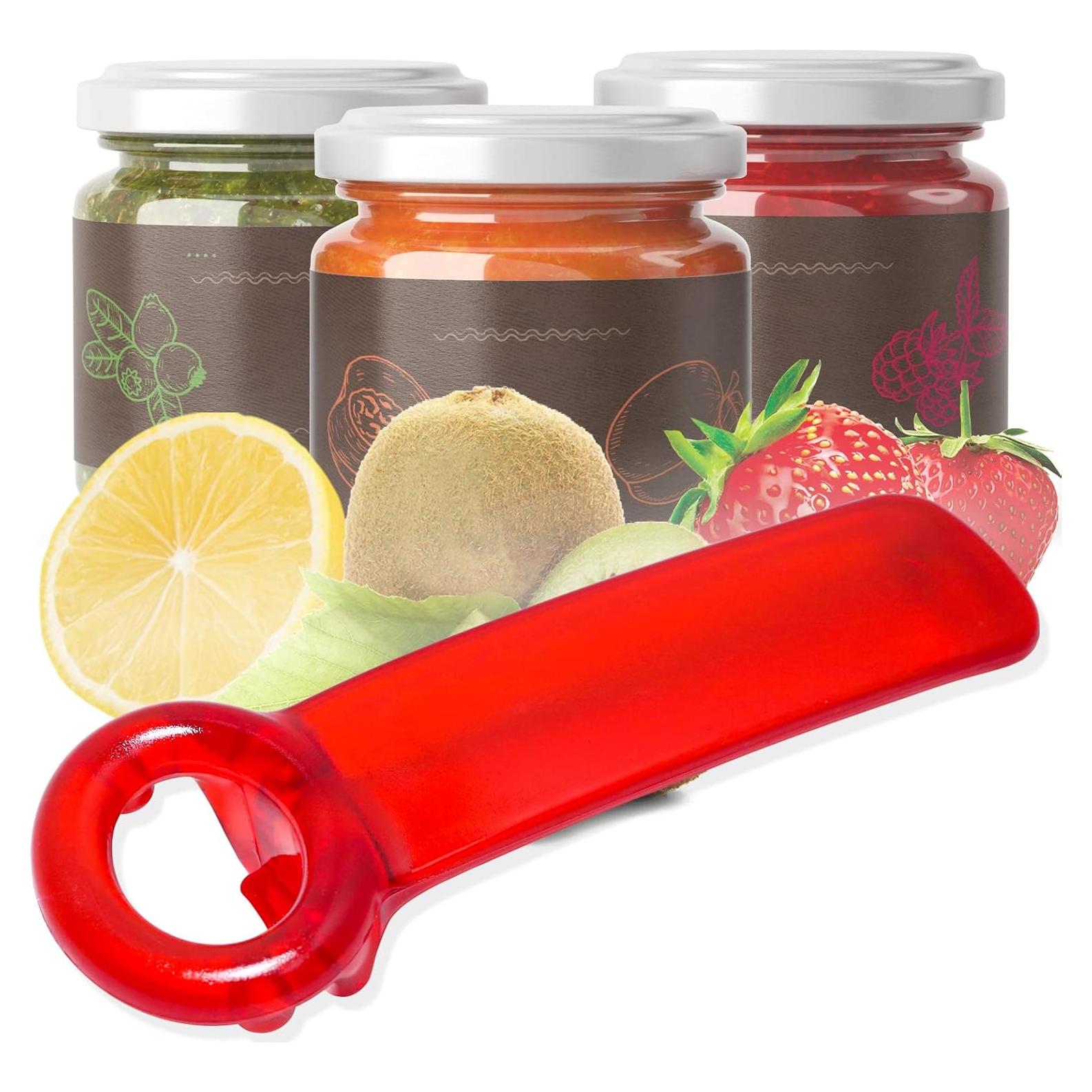 Abridor de tarros Haikole rojo para personas mayores