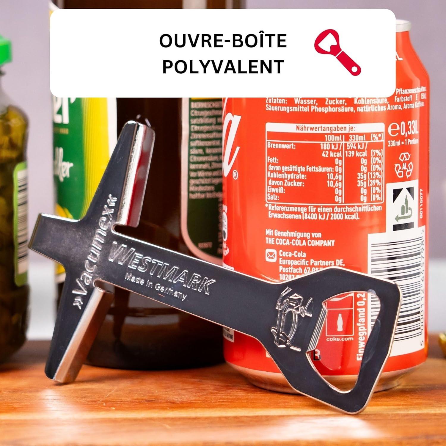 Abridor de Tarros Westmark Vacumex Acero Cromado 13.2 cm