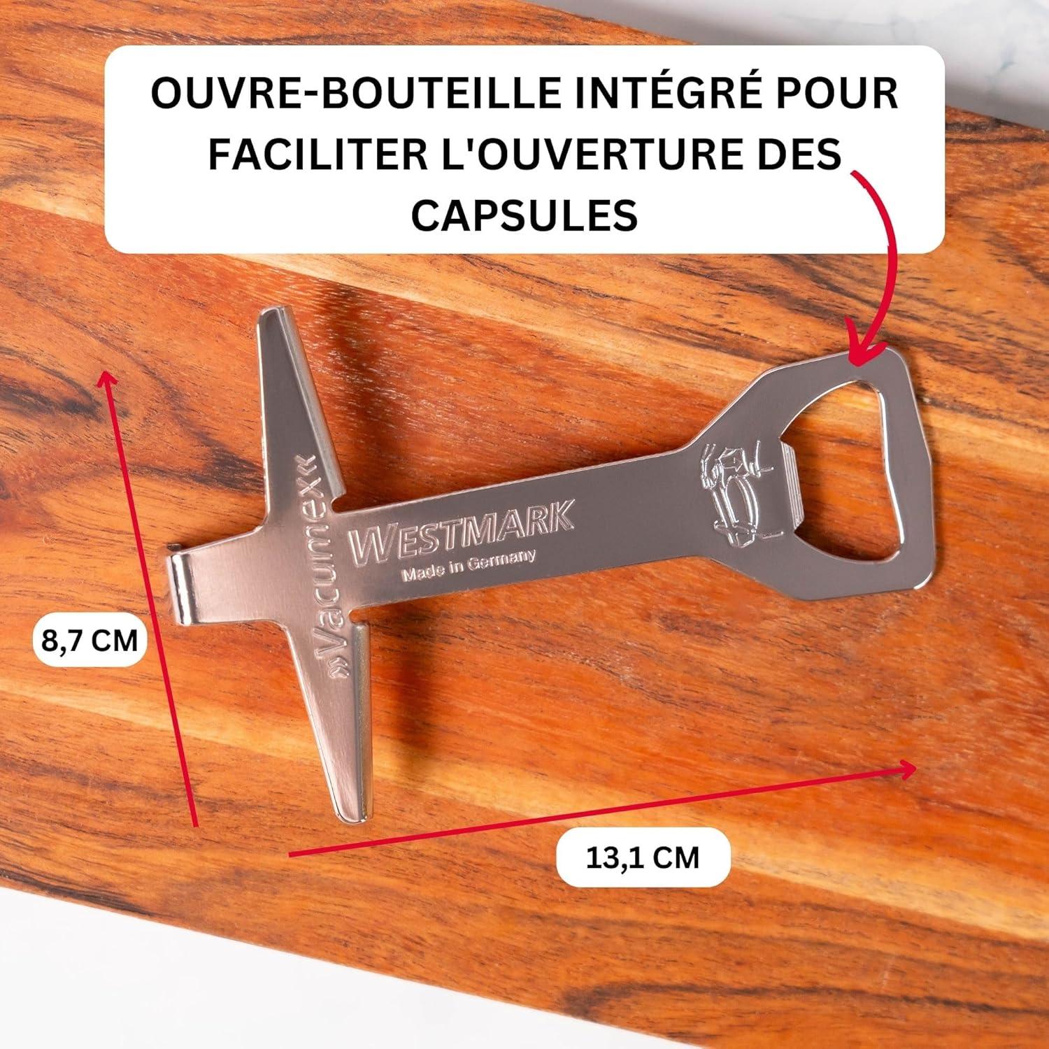 Abridor de Tarros Westmark Vacumex Acero Cromado 13.2 cm