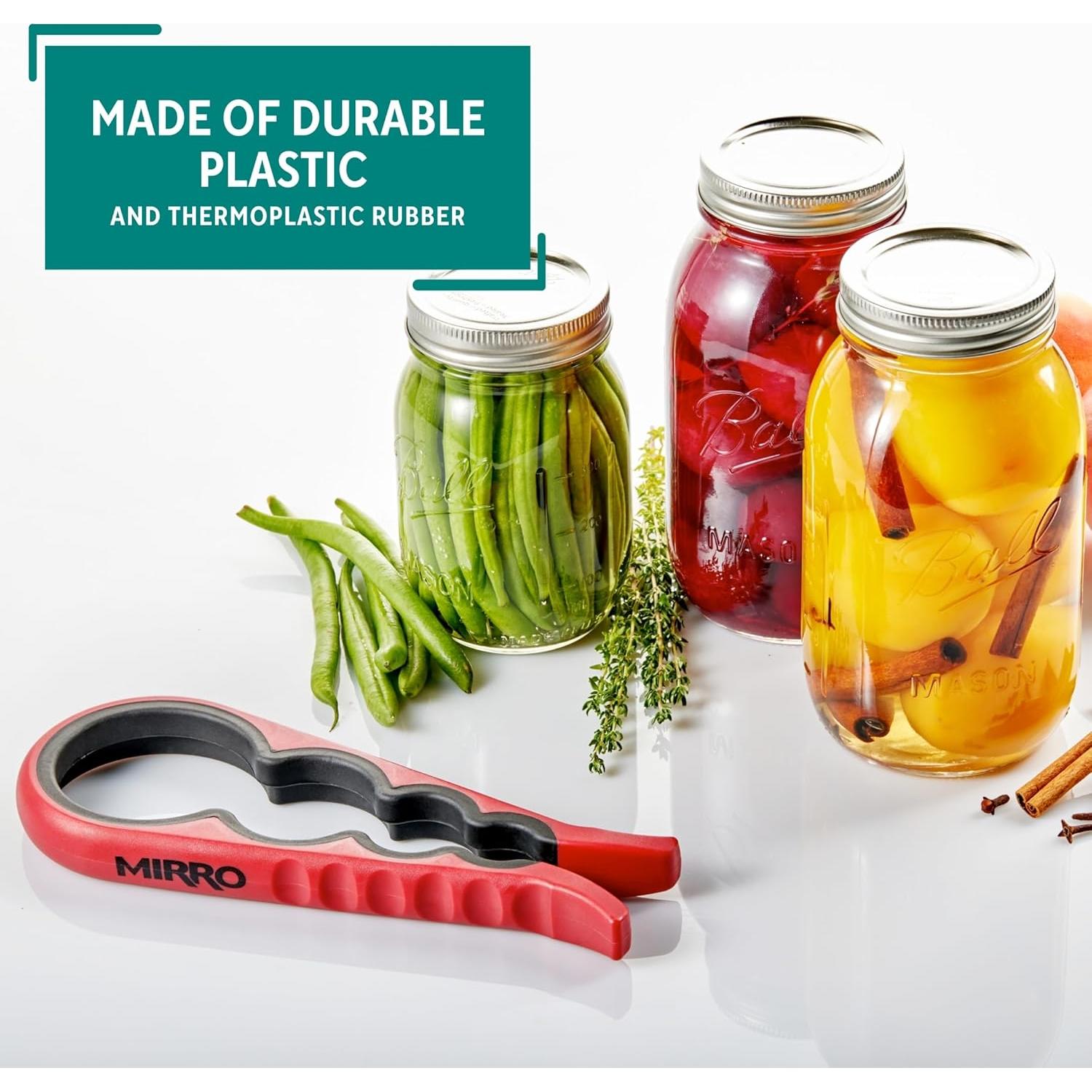 Abridor de Tarros Mirro Rojo 26,92 cm Ergonómico