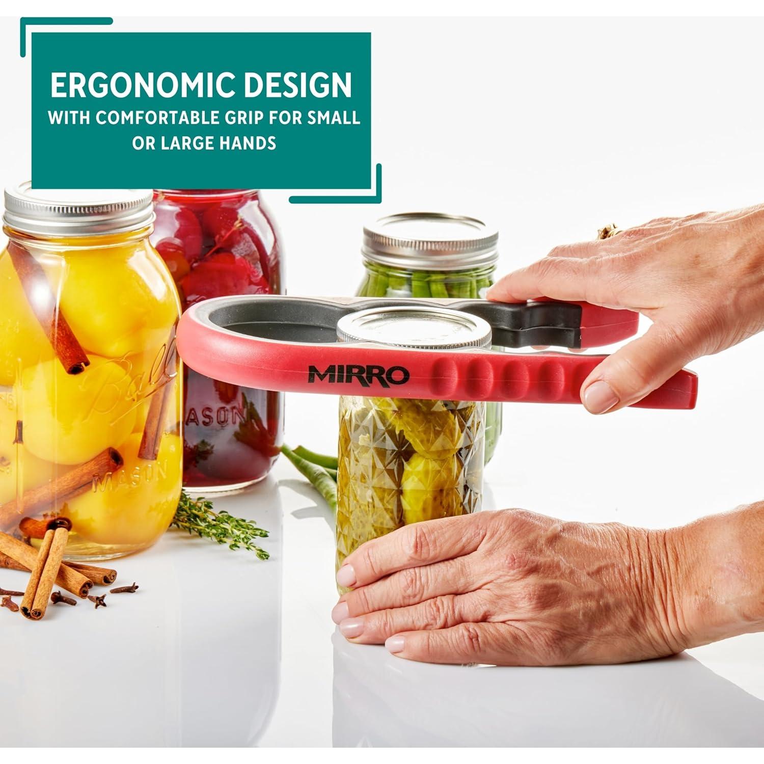 Abridor de Tarros Mirro Rojo 26,92 cm Ergonómico