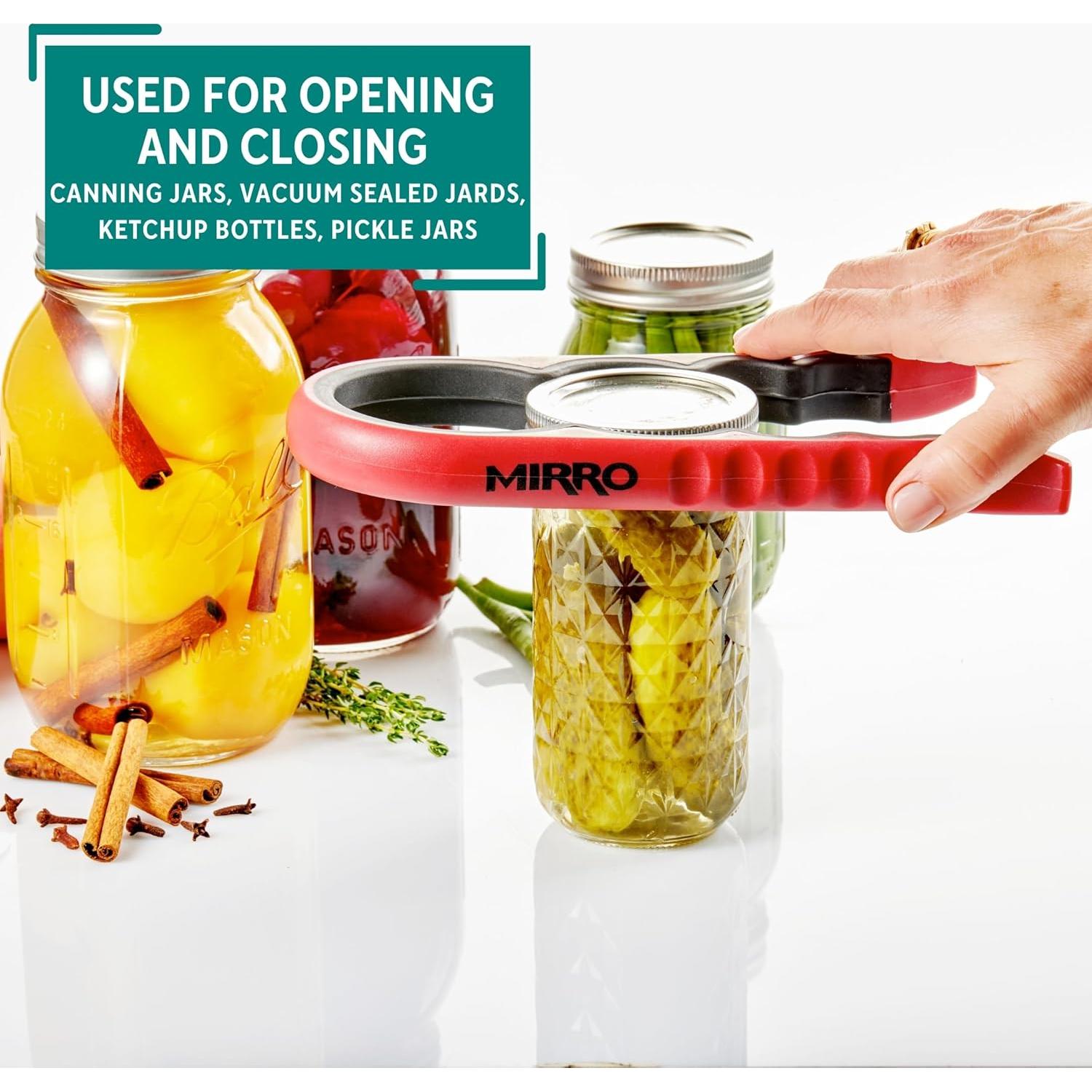 Abridor de Tarros Mirro Rojo 26,92 cm Ergonómico