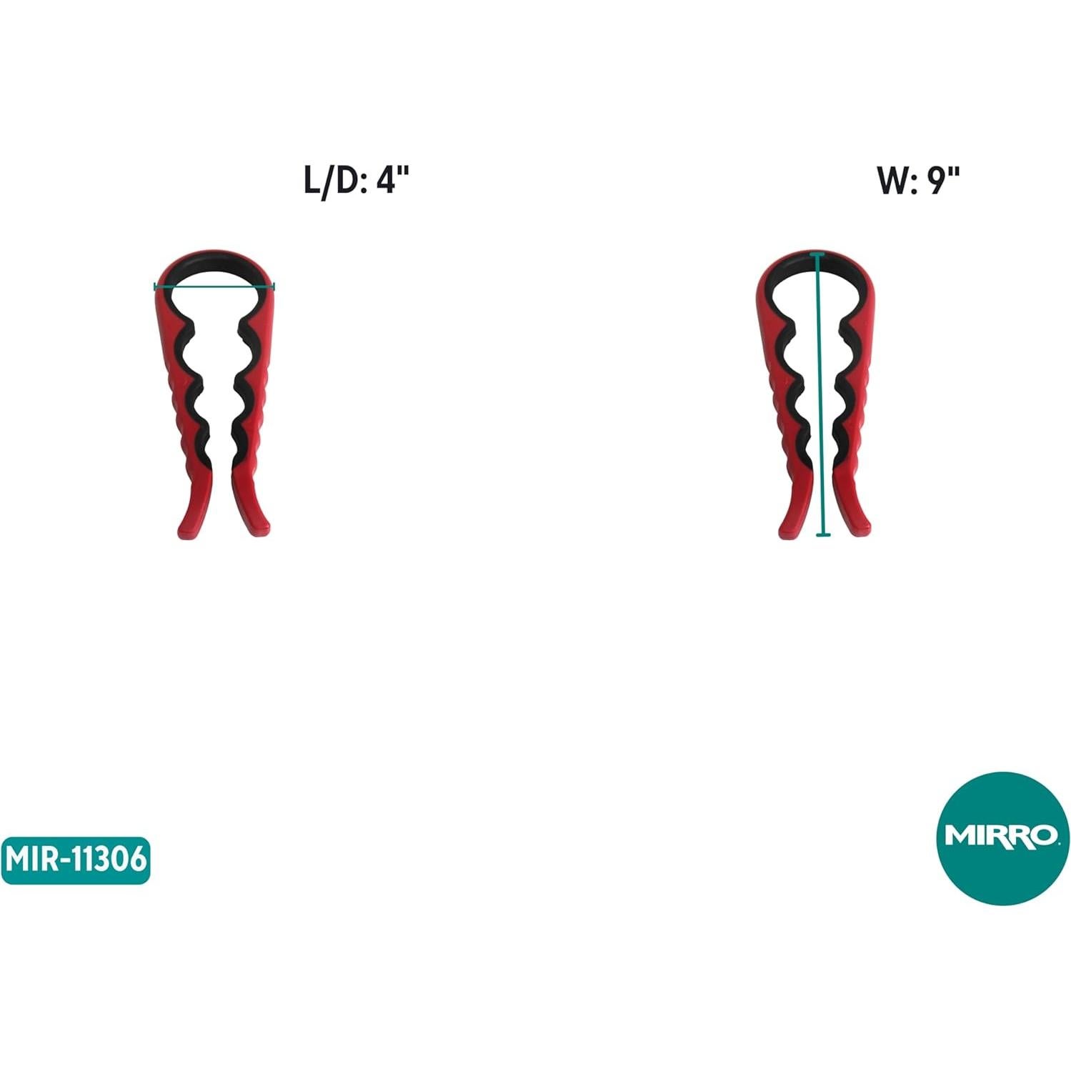 Abridor de Tarros Mirro Rojo 26,92 cm Ergonómico