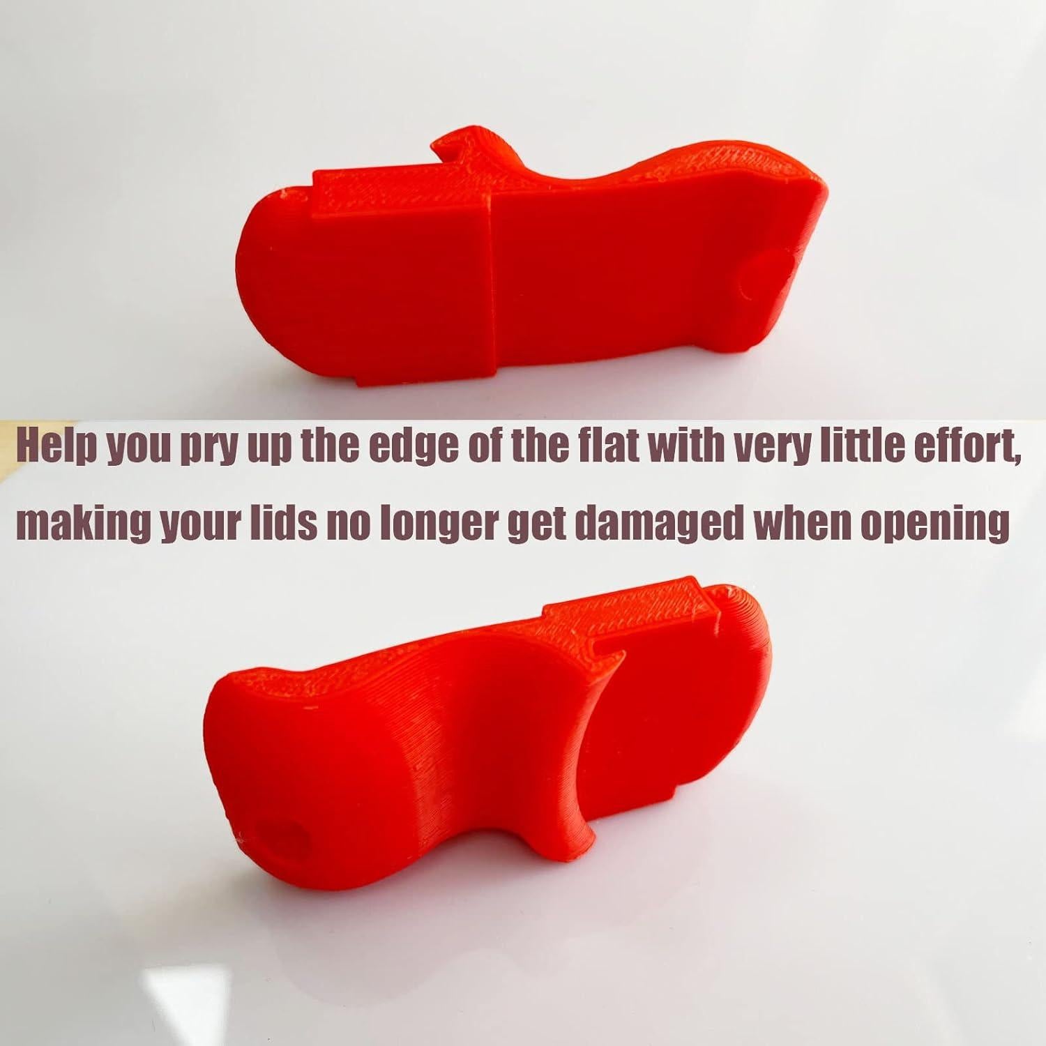 Abre frascos manual JILINWEI rojo para tapas anchas y regulares