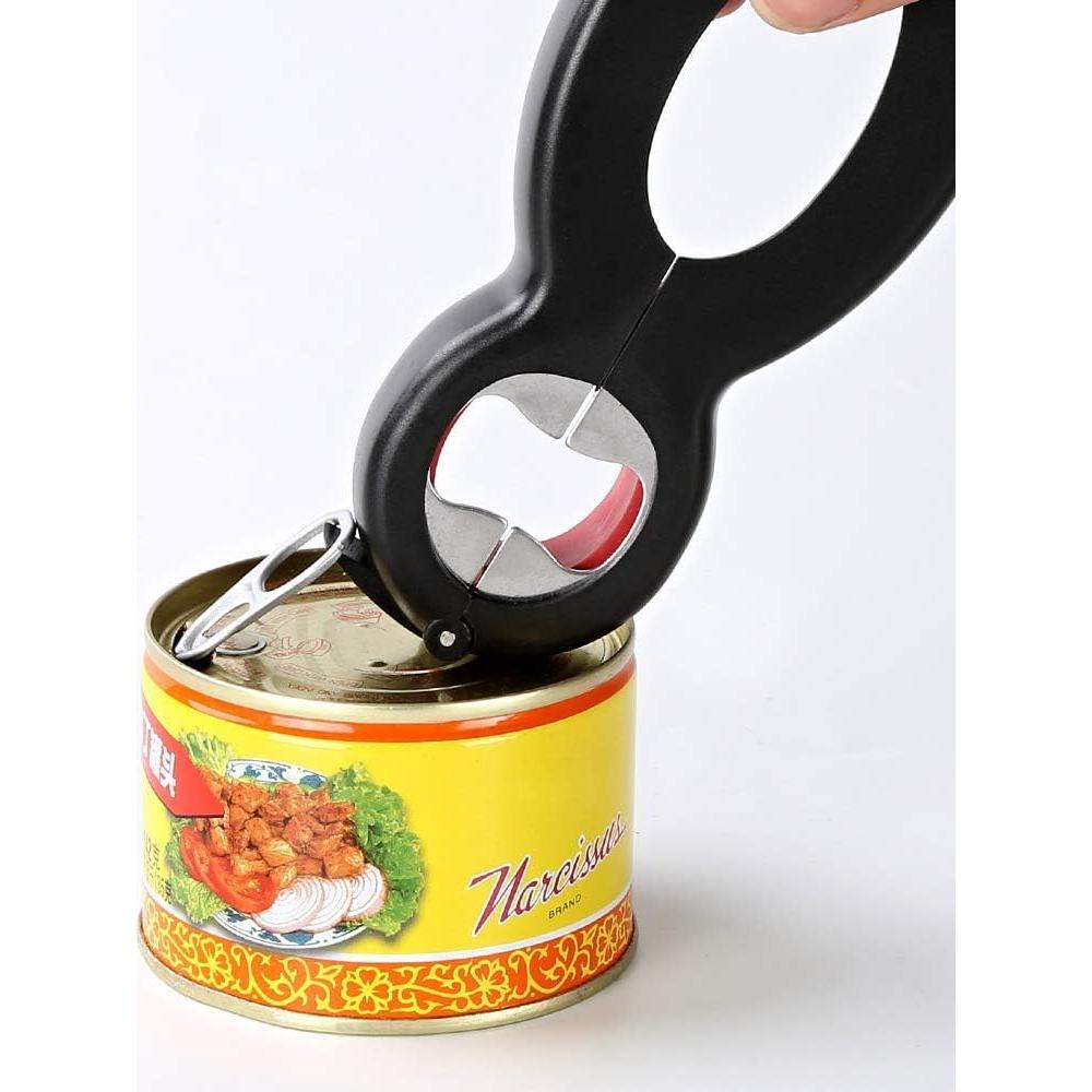 Juego de Abrebotellas 2 Piezas Ergonomico Gris Negro