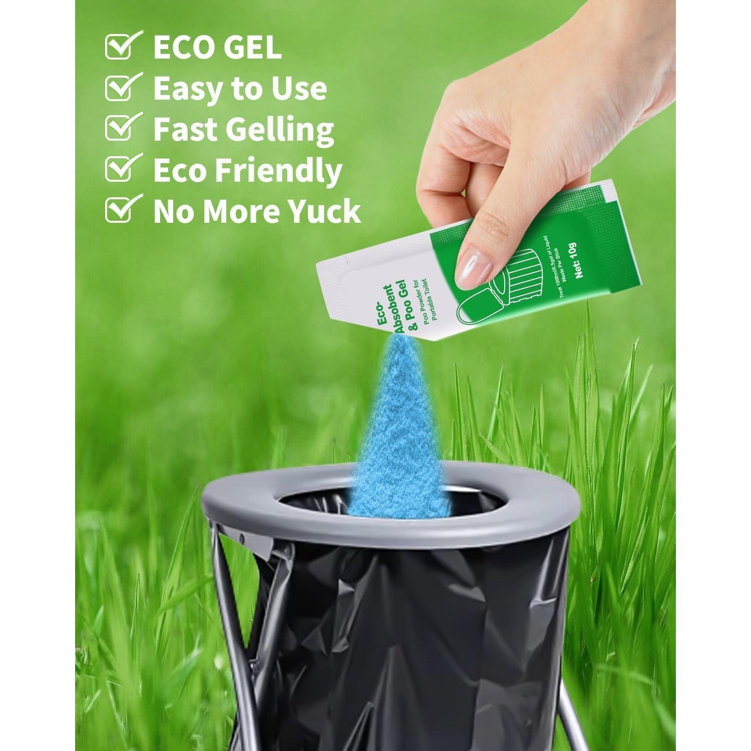 Bolsas de Inodoro Camping Liuwat 35 Pzas Biodegradables