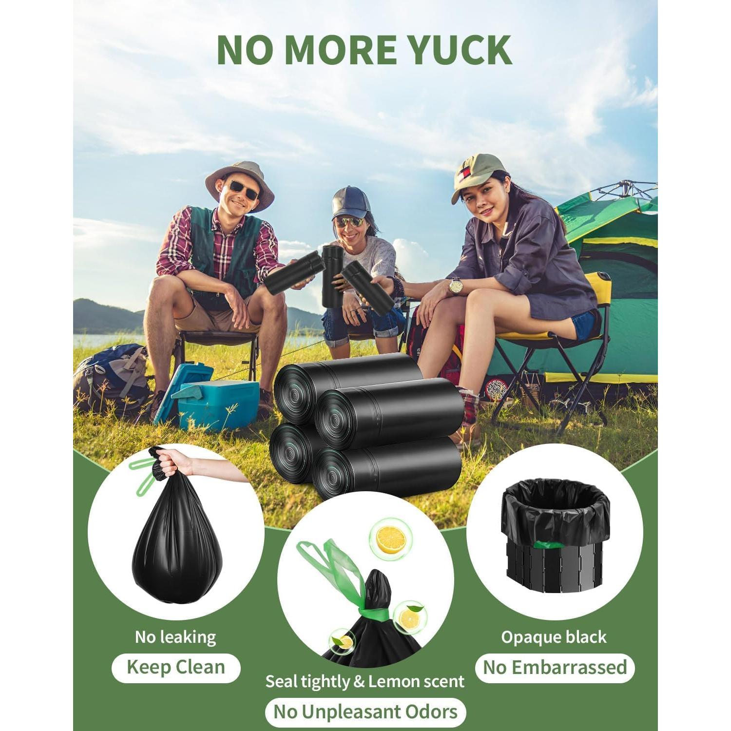 Bolsas de Inodoro Camping Liuwat 35 Pzas Biodegradables