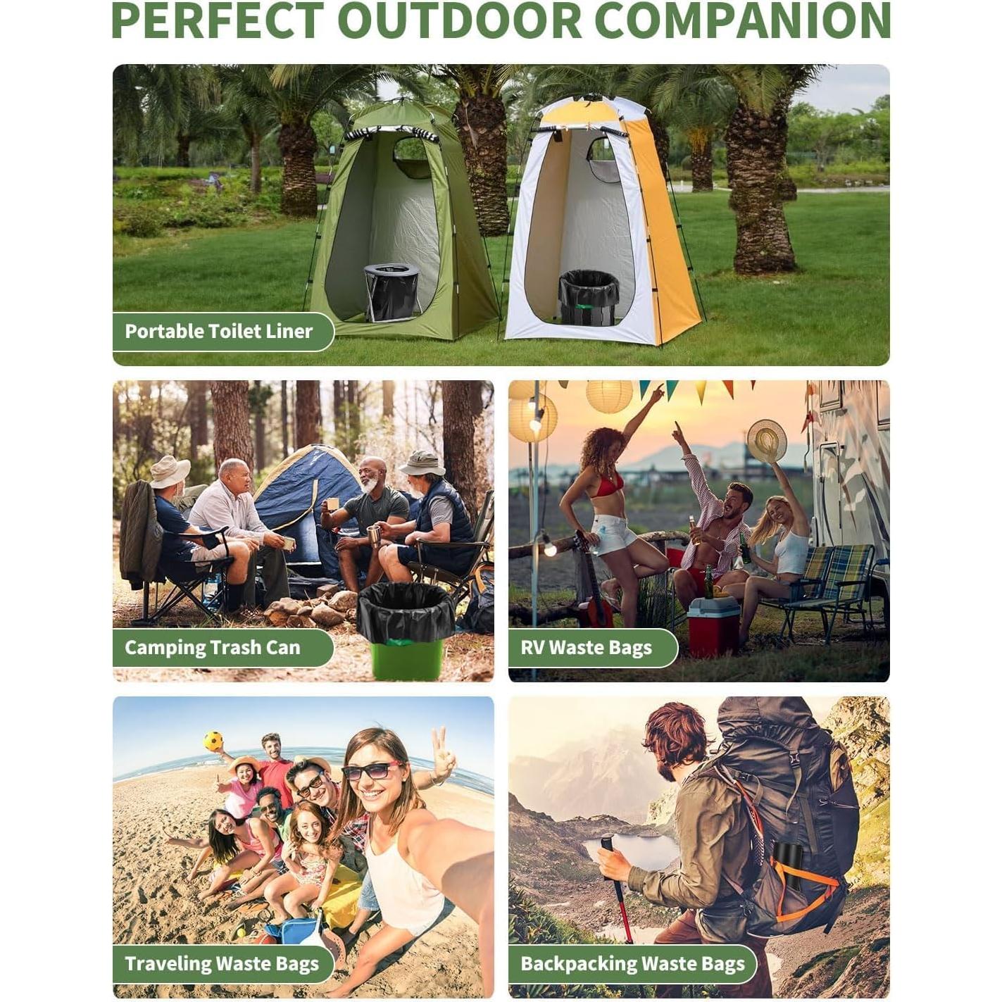 Bolsas de Inodoro Camping Liuwat 35 Pzas Biodegradables