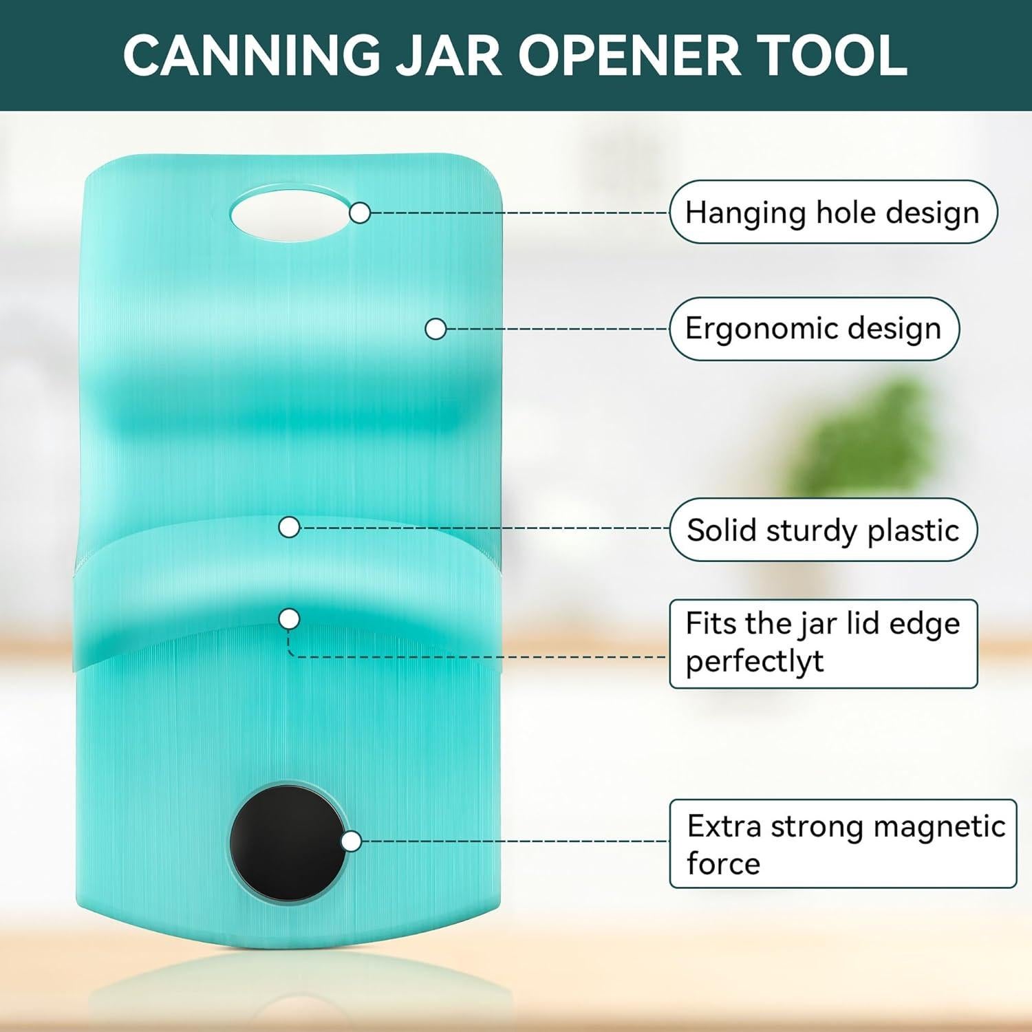 Abridor de Tarros Dreyoo 2 Piezas con Imán Azul