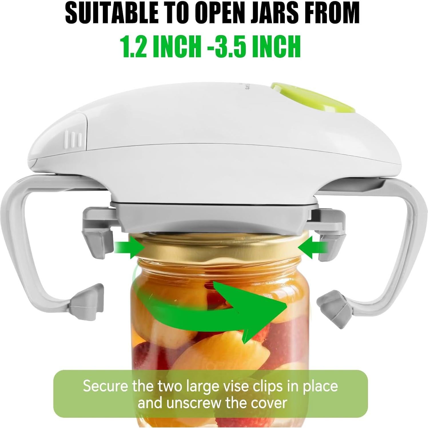 Abridor de Tarros Automático Famzelko para Personas Mayores