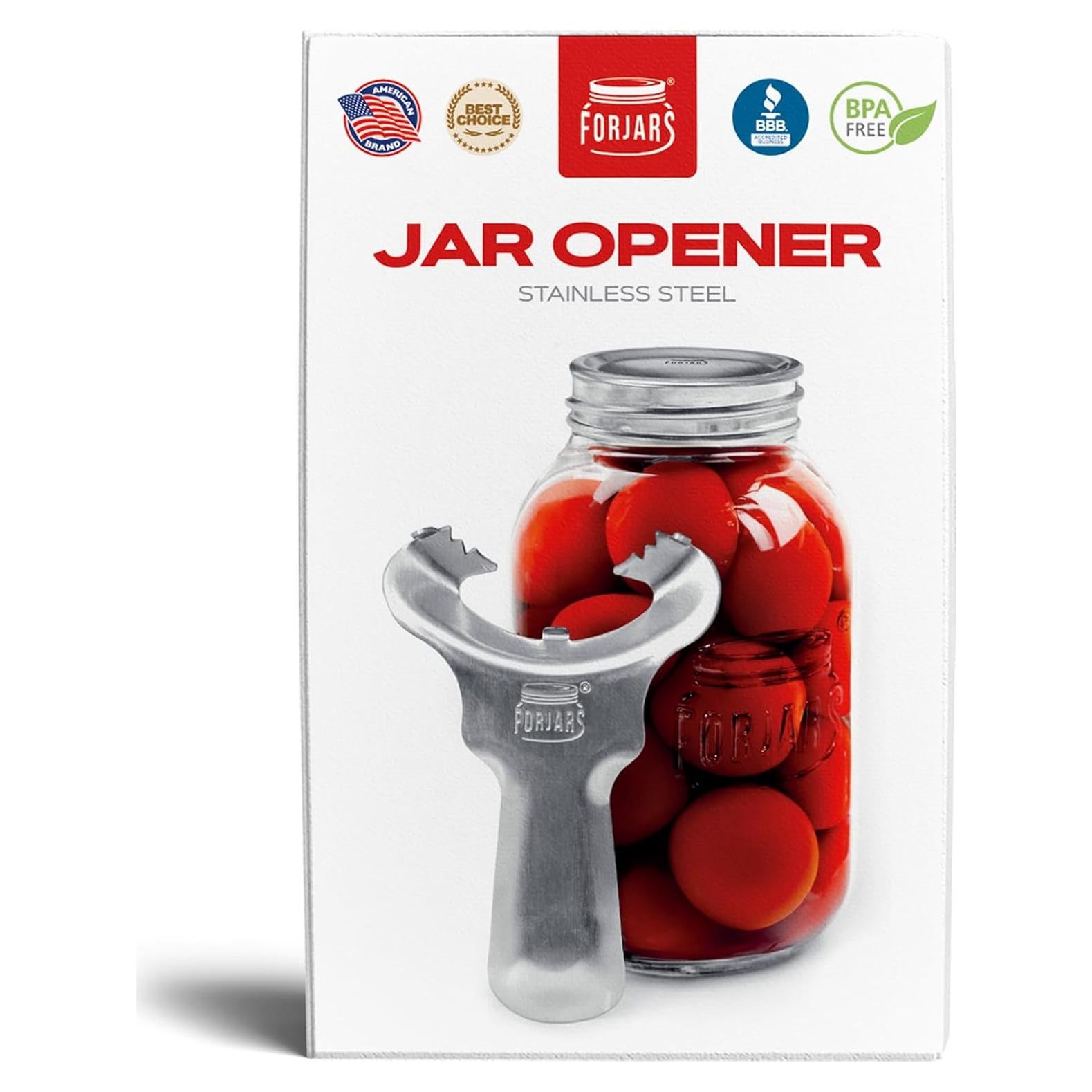 Abridor de Tarros Manual Forjars - Acero Inoxidable 70g