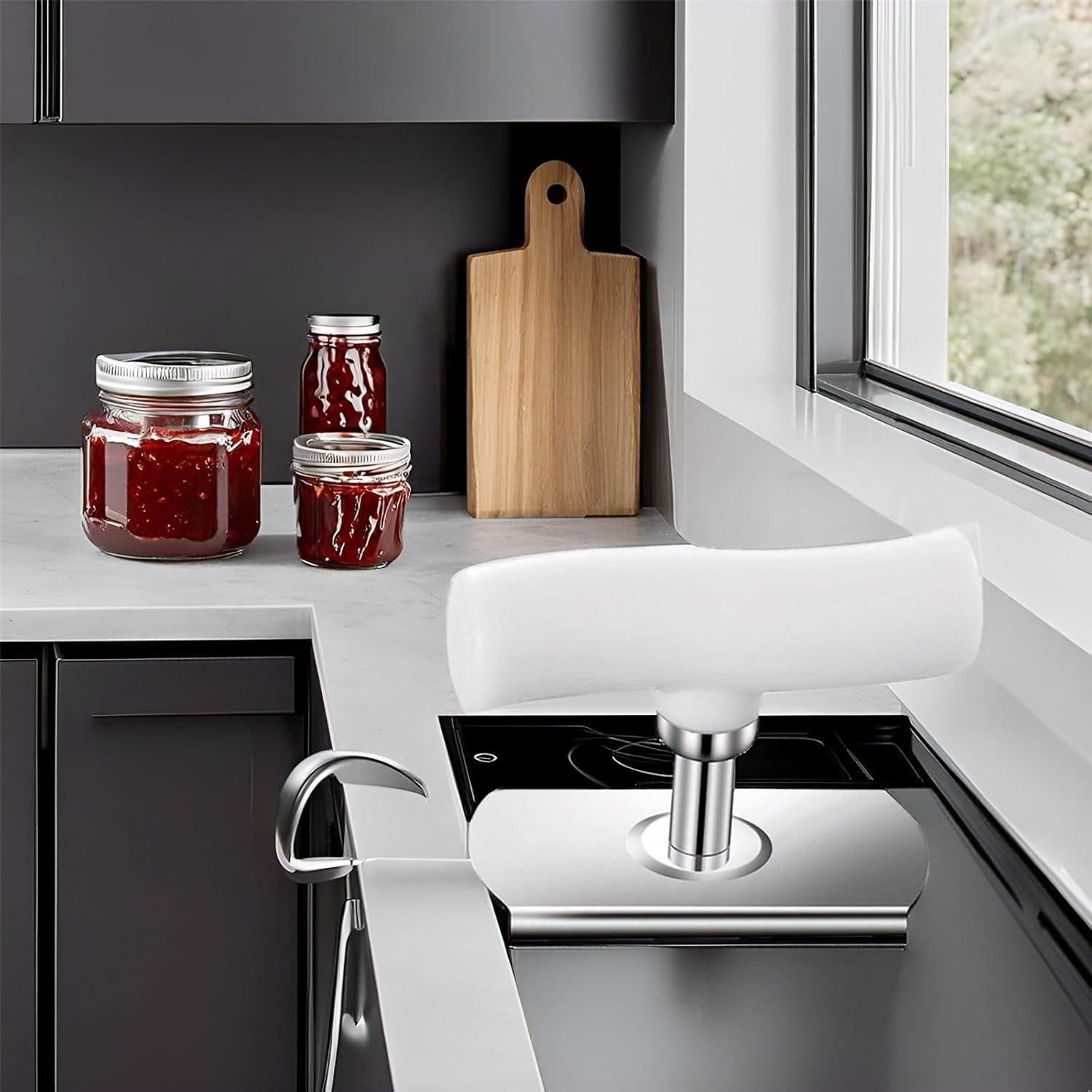 Abrebotellas Bend White Acero Inoxidable para Artritis