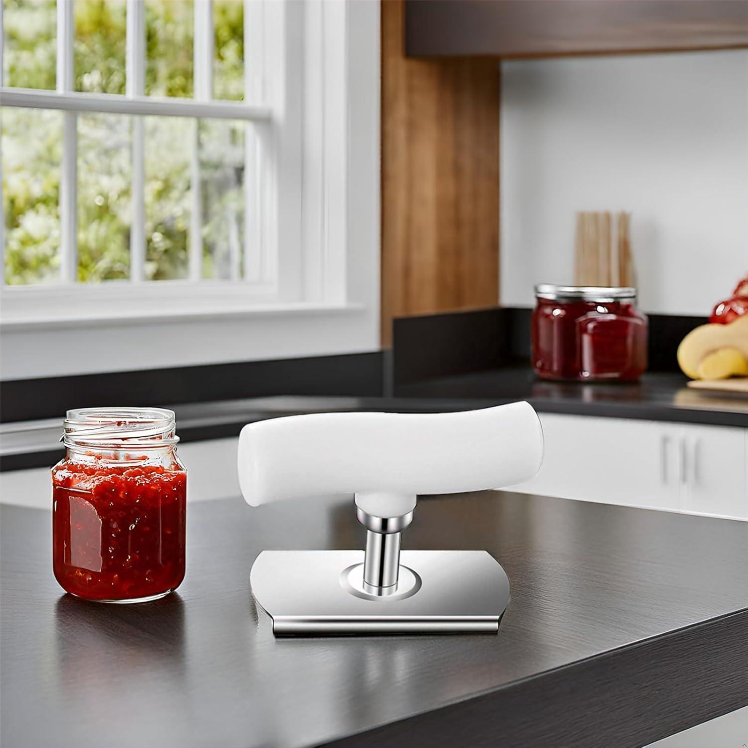 Abrebotellas Bend White Acero Inoxidable para Artritis