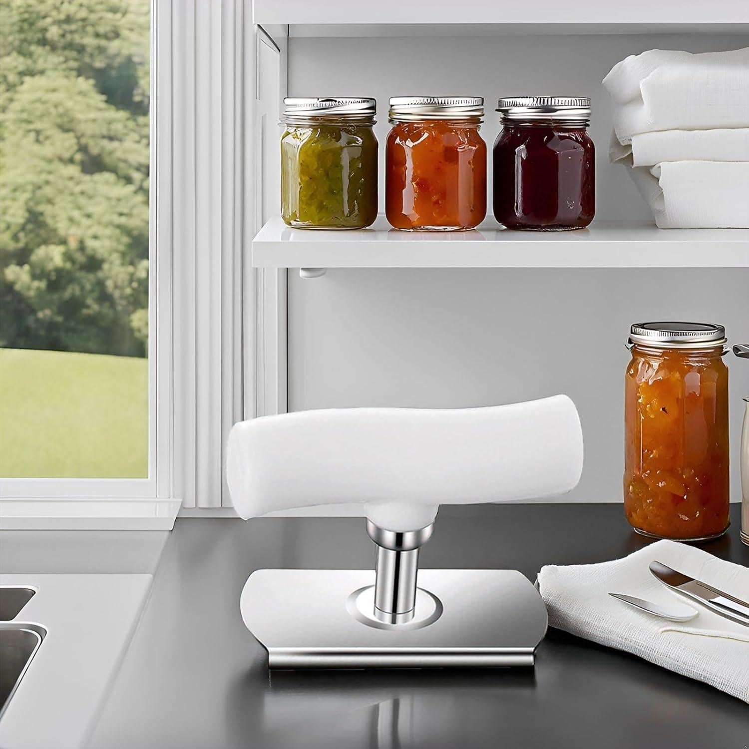 Abrebotellas Bend White Acero Inoxidable para Artritis