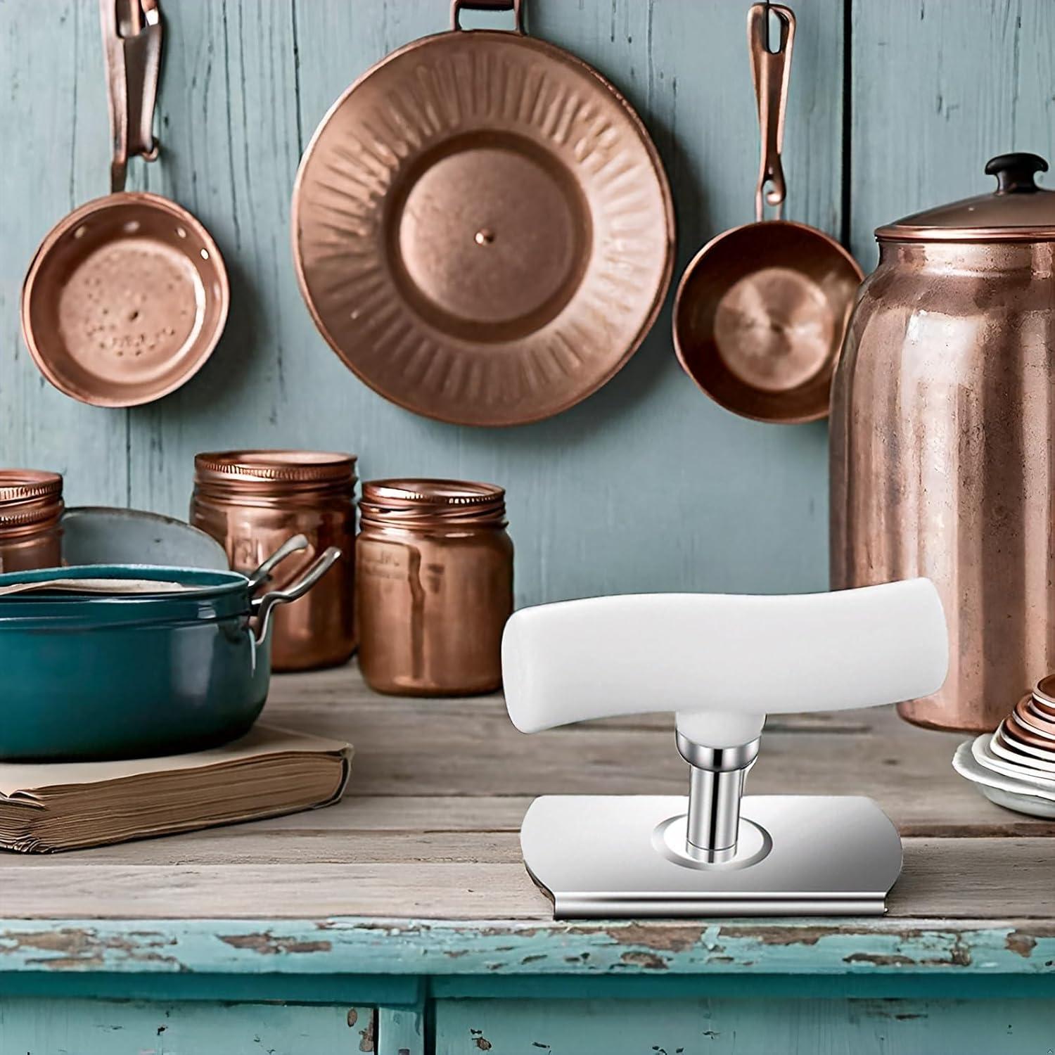 Abrebotellas Bend White Acero Inoxidable para Artritis