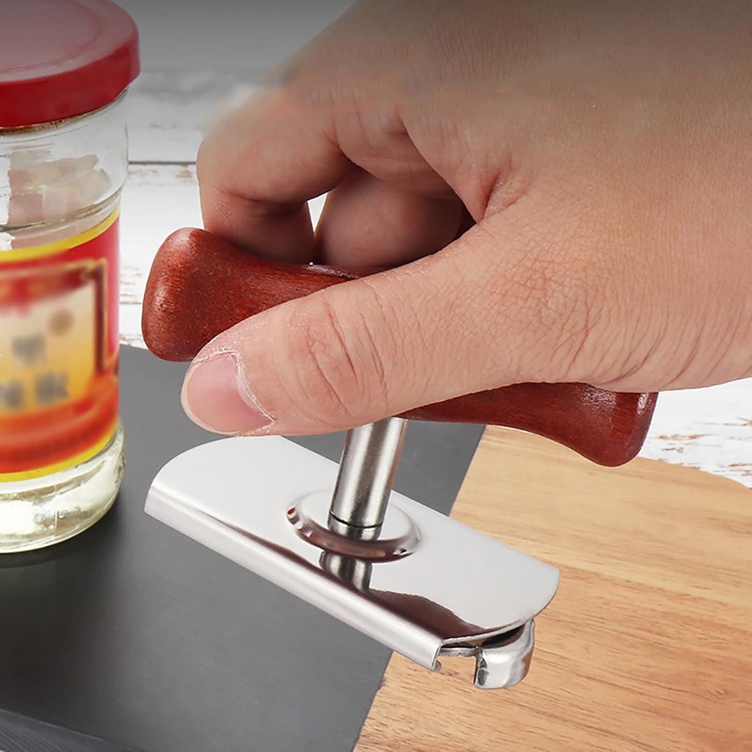 Abre frascos manual Kunovo para manos débiles - Marrón