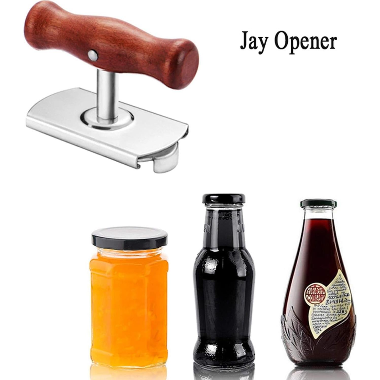 Abre frascos manual Kunovo para manos débiles - Marrón