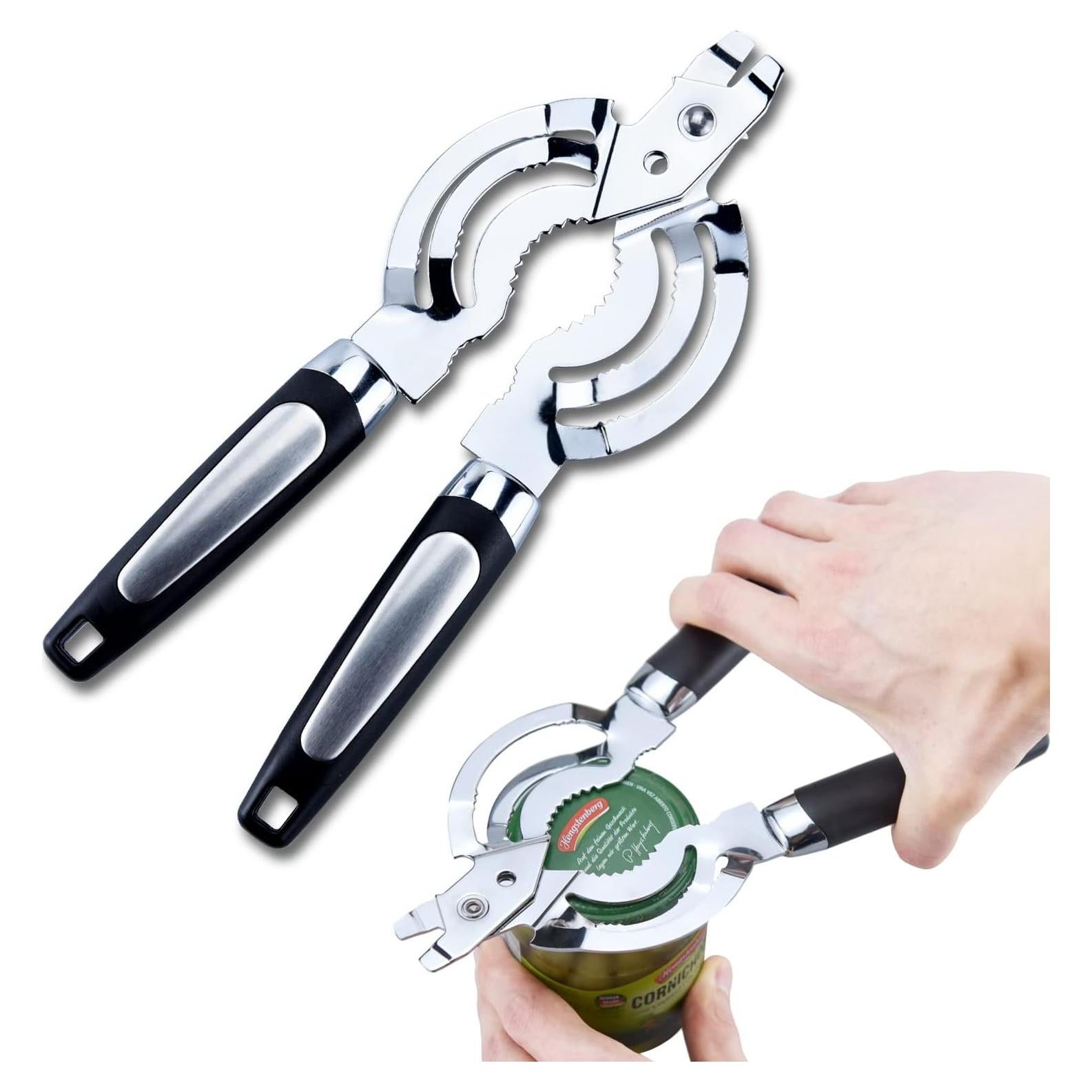 Abrebotellas Zoiwdur de Acero Inoxidable para Manos Débiles