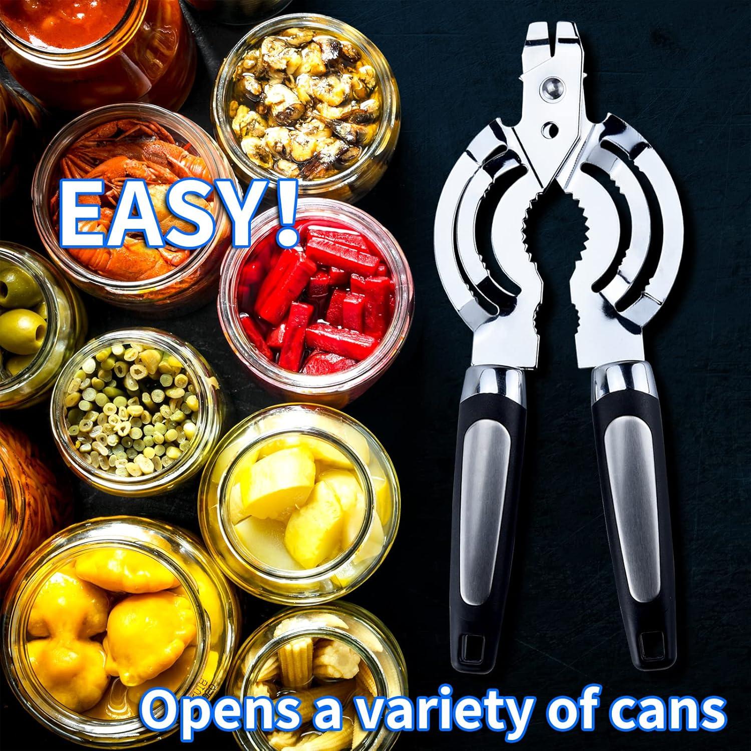 Abrebotellas Zoiwdur de Acero Inoxidable para Manos Débiles